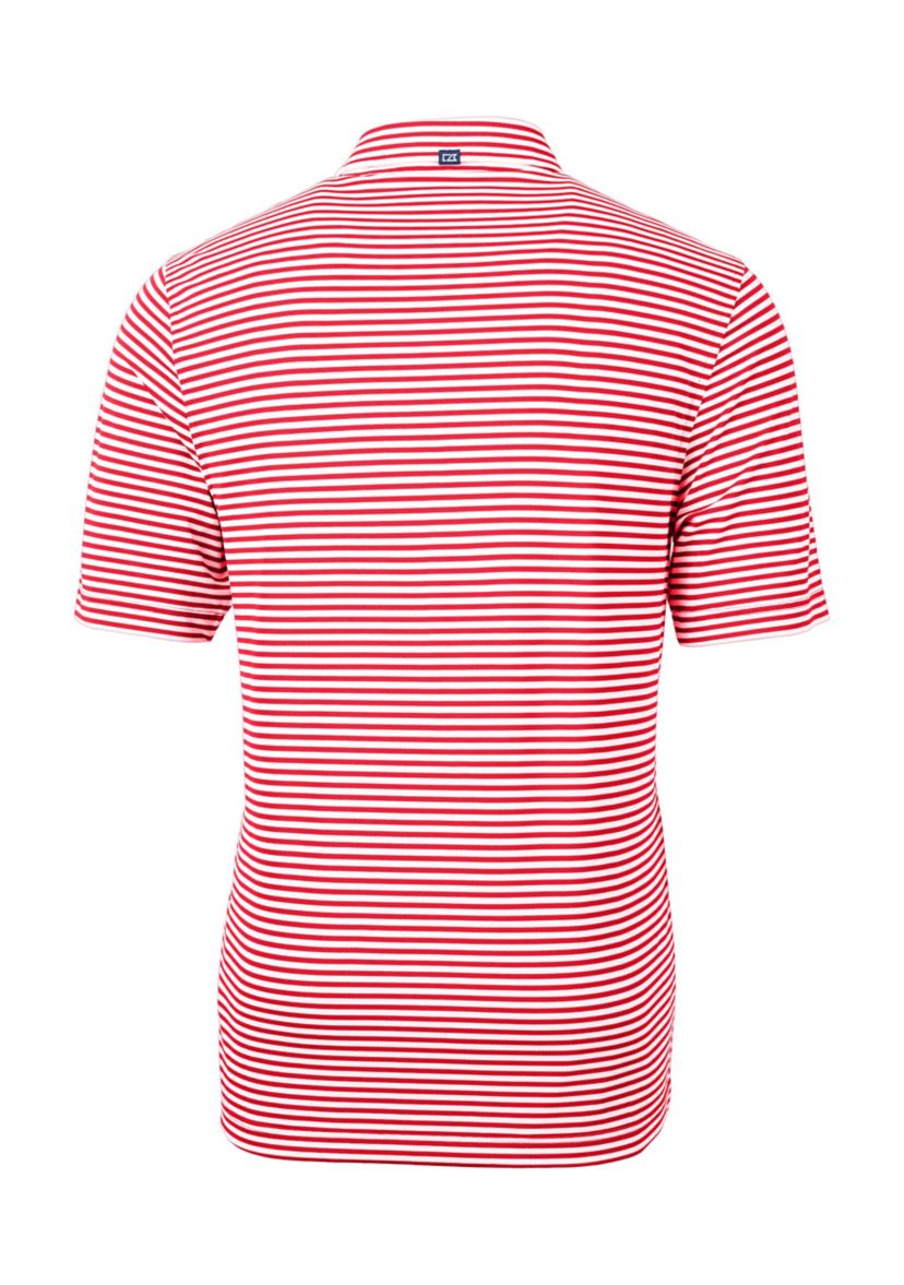 Big & Tall Virtue Eco Pique Stripe Recycled Mens Big and Tall Polo