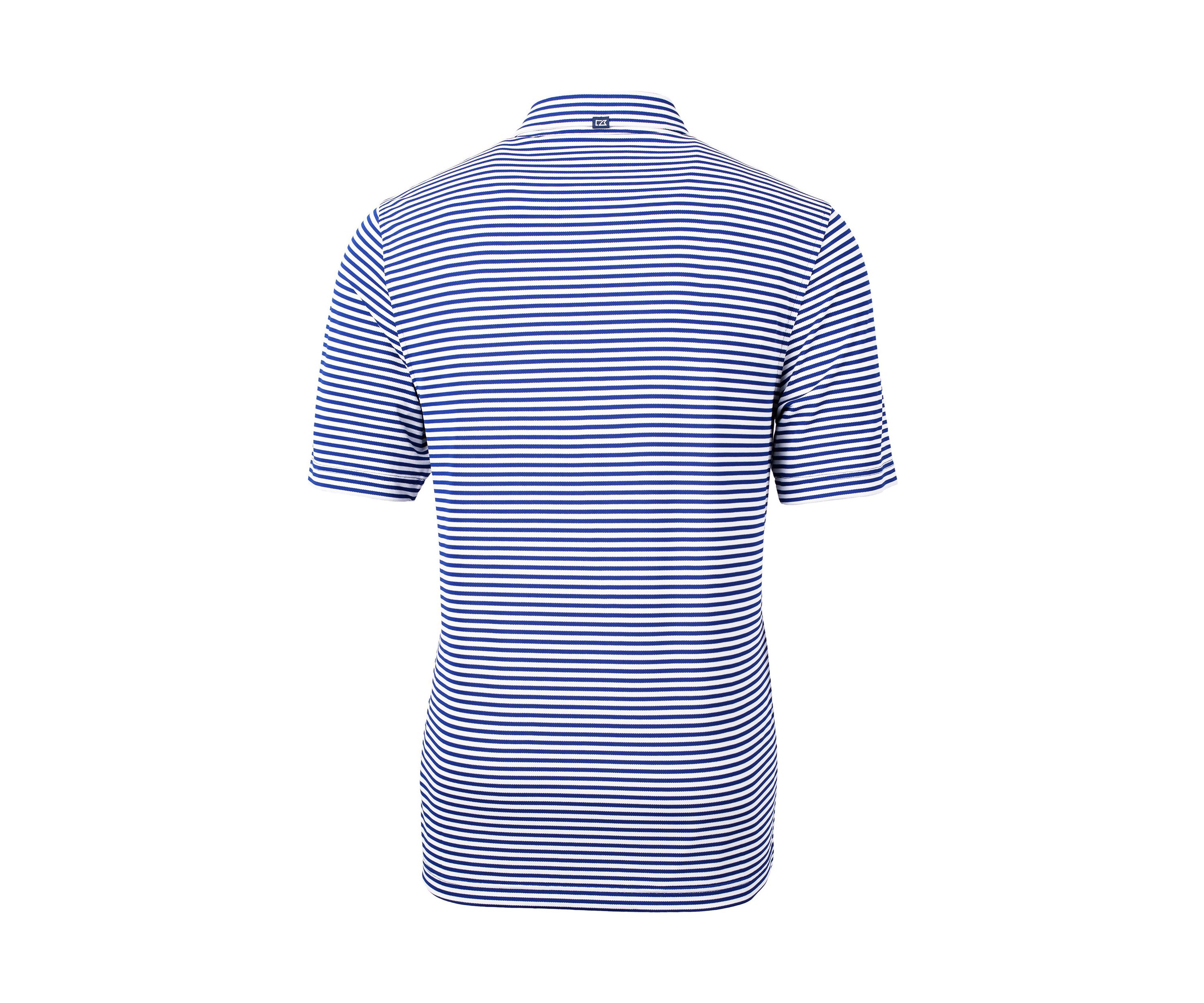 Big & Tall Virtue Eco Pique Stripe Recycled Mens Big and Tall Polo