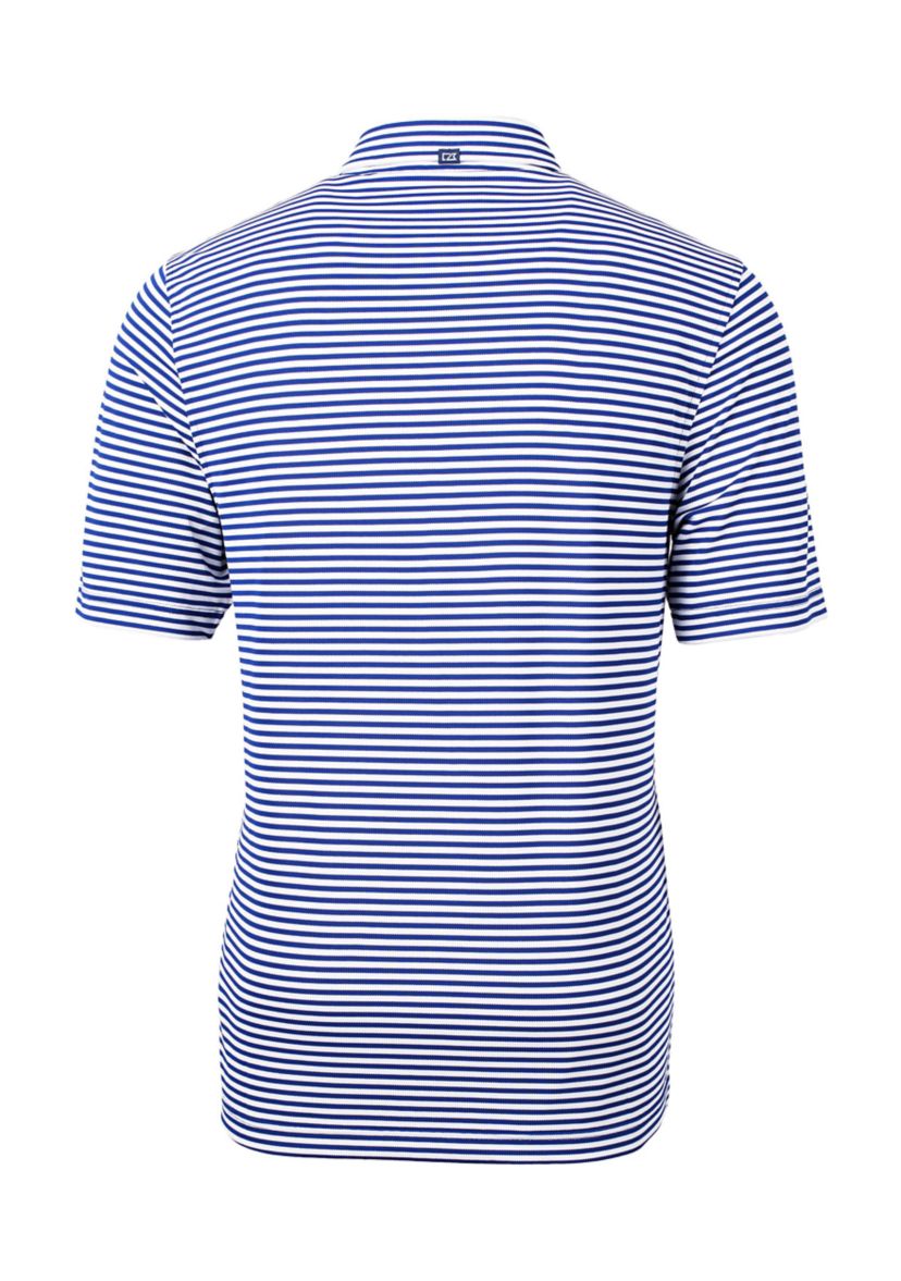 Big & Tall Virtue Eco Pique Stripe Recycled Mens Big and Tall Polo