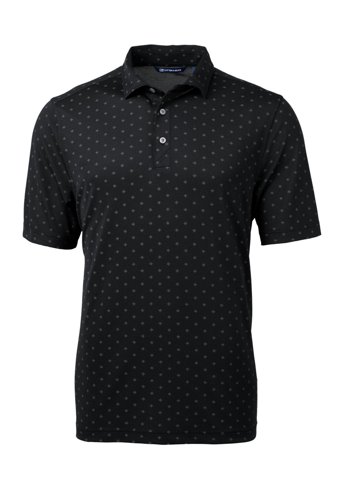 Virtue Eco Pique Tile Print Recycled Big & Tall Polo