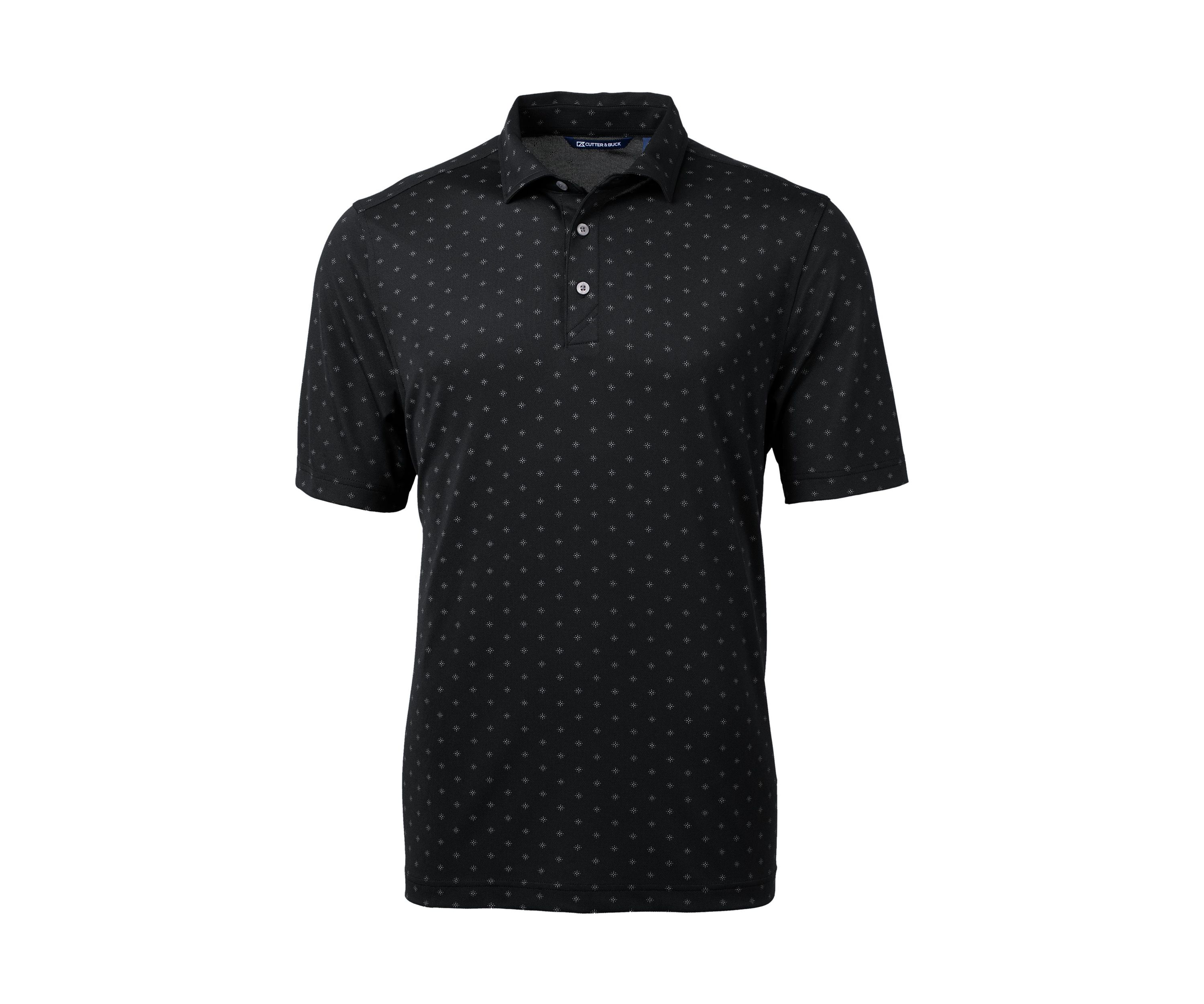 Virtue Eco Pique Tile Print Recycled Big & Tall Polo