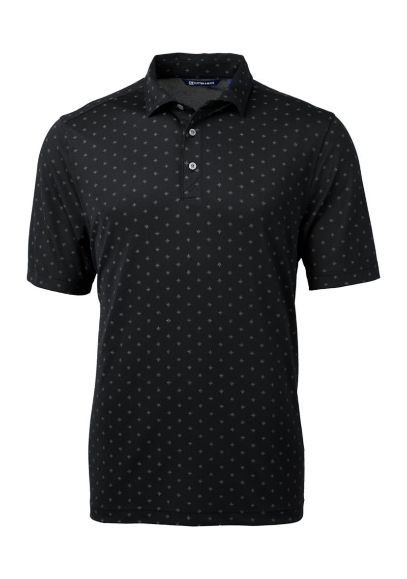Virtue Eco Pique Tile Print Recycled Big & Tall Polo