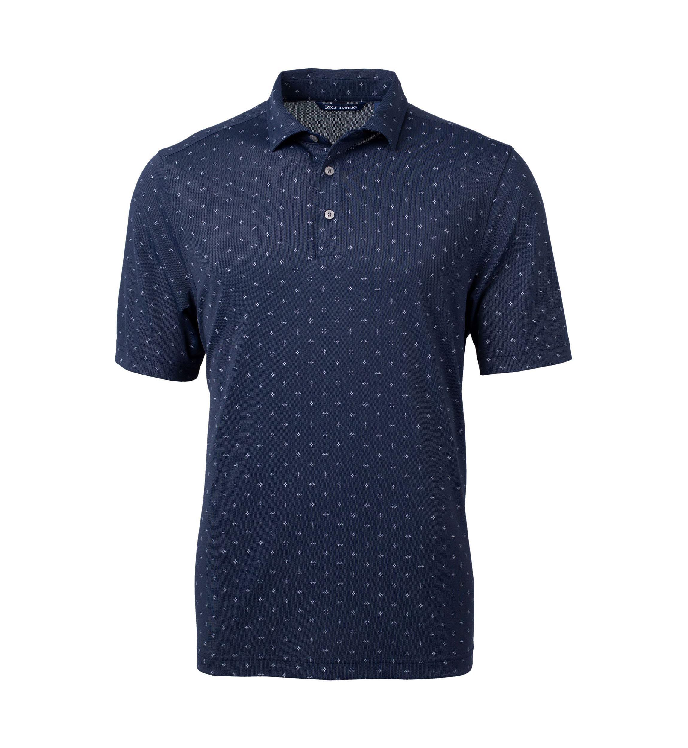Virtue Eco Pique Tile Print Recycled Big & Tall Polo