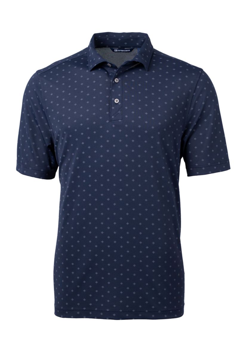 Virtue Eco Pique Tile Print Recycled Big & Tall Polo