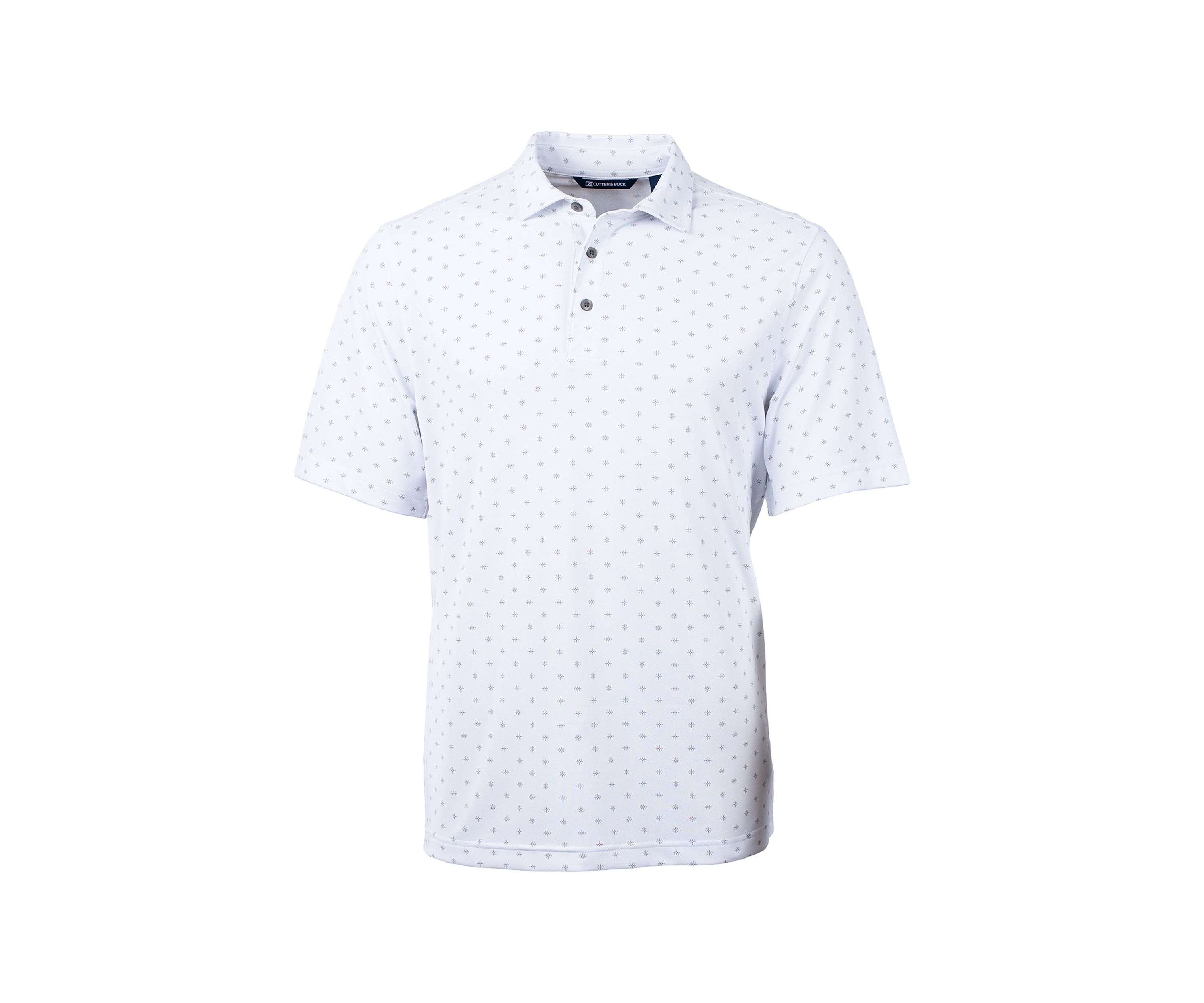Virtue Eco Pique Tile Print Recycled Big & Tall Polo