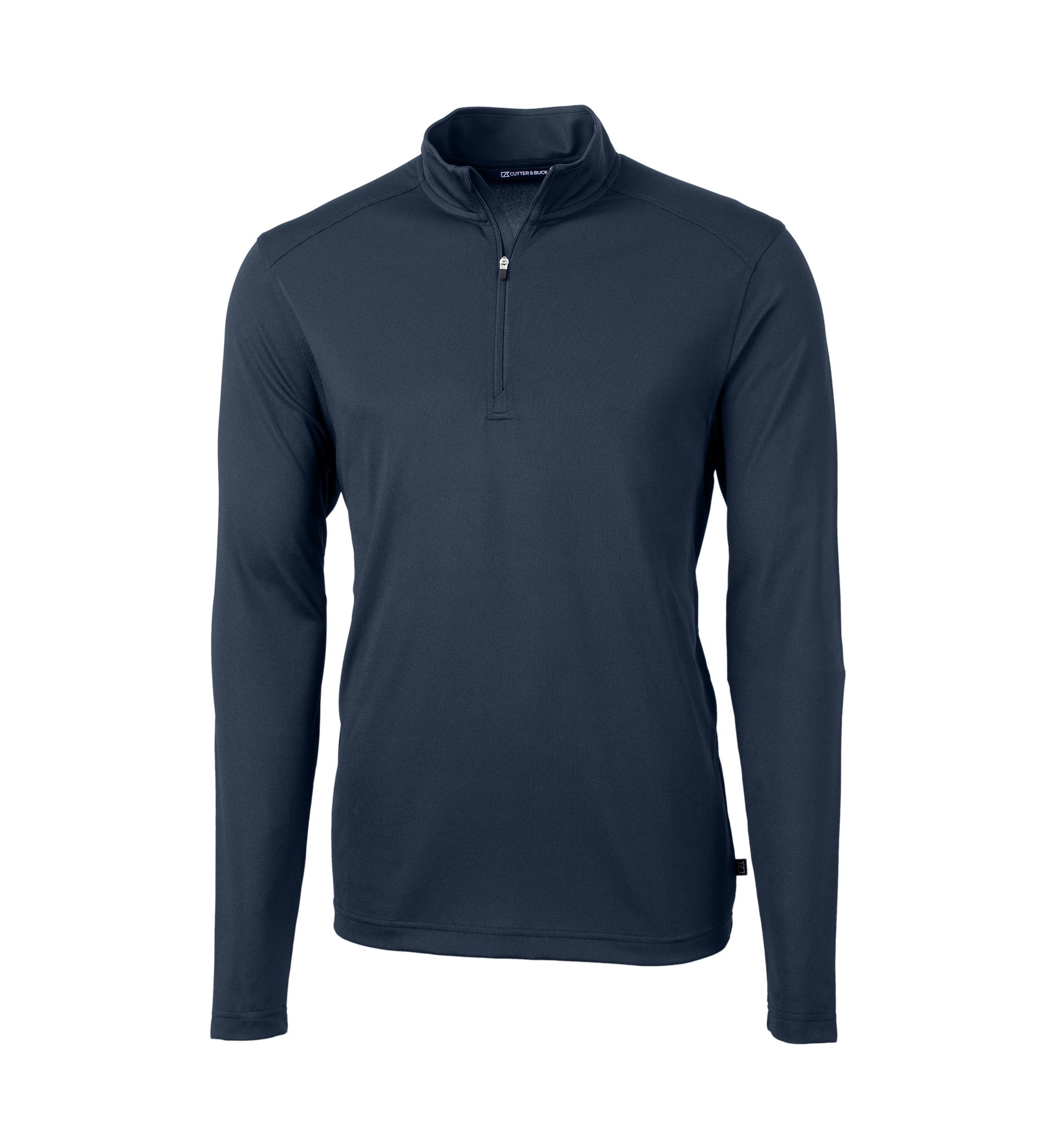 Virtue Eco Pique Recycled Quarter Zip Big & Tall Pullover