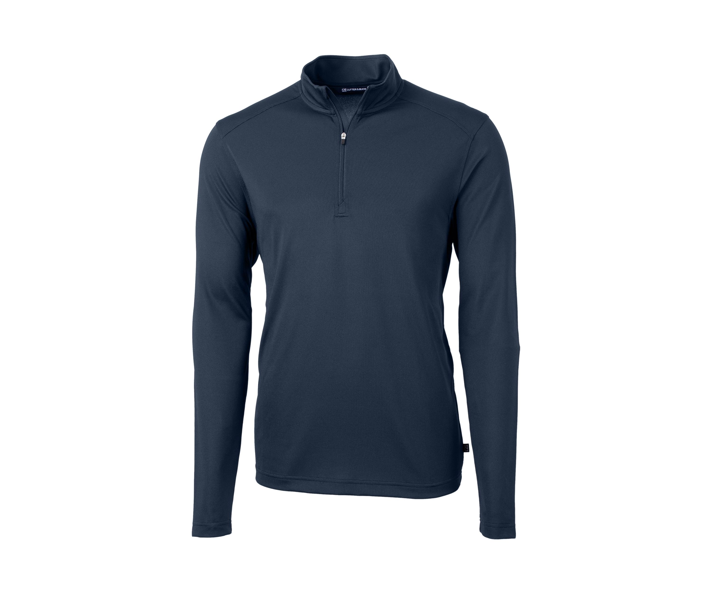 Virtue Eco Pique Recycled Quarter Zip Big & Tall Pullover