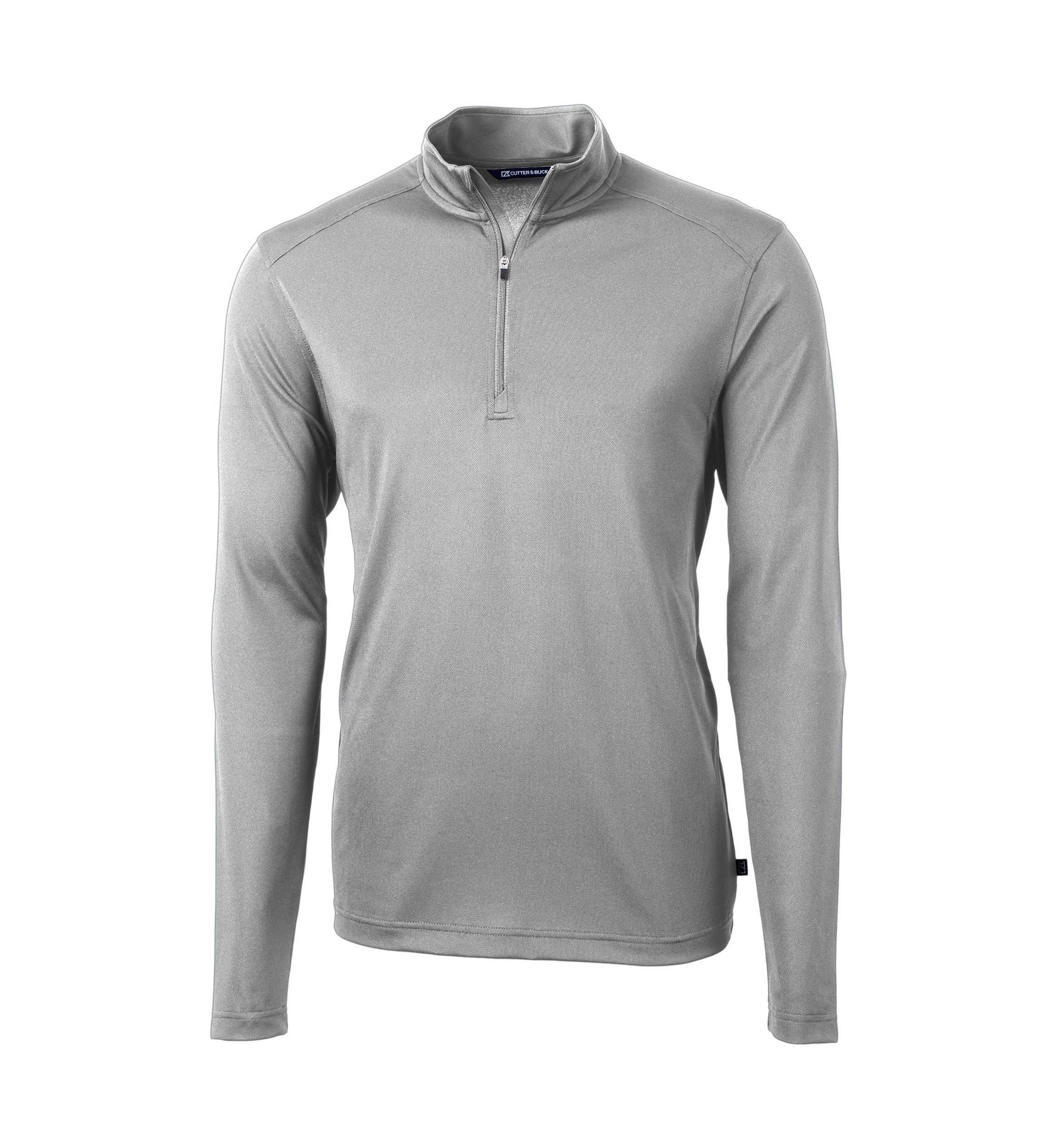Virtue Eco Pique Recycled Quarter Zip Big & Tall Pullover