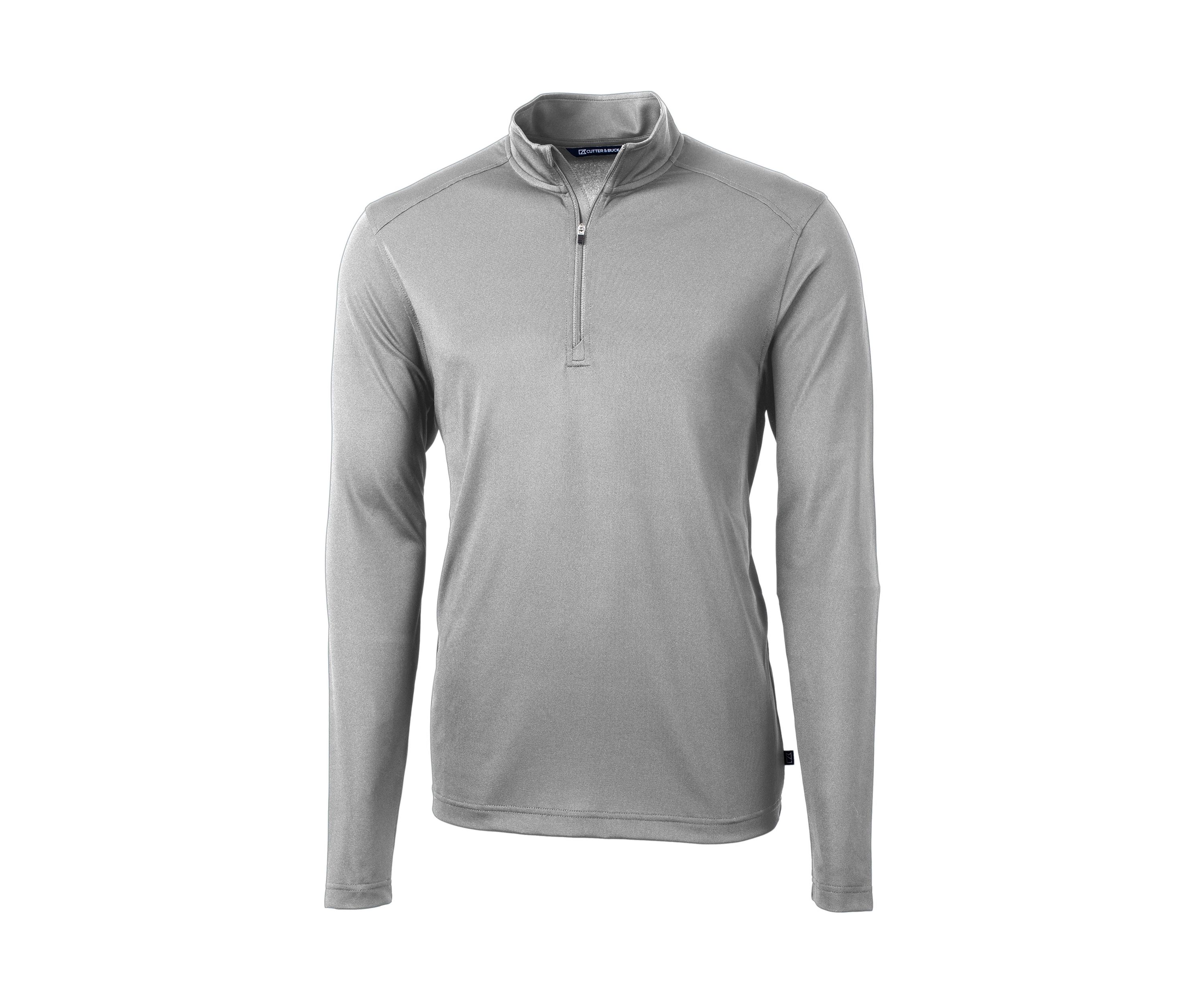 Virtue Eco Pique Recycled Quarter Zip Big & Tall Pullover