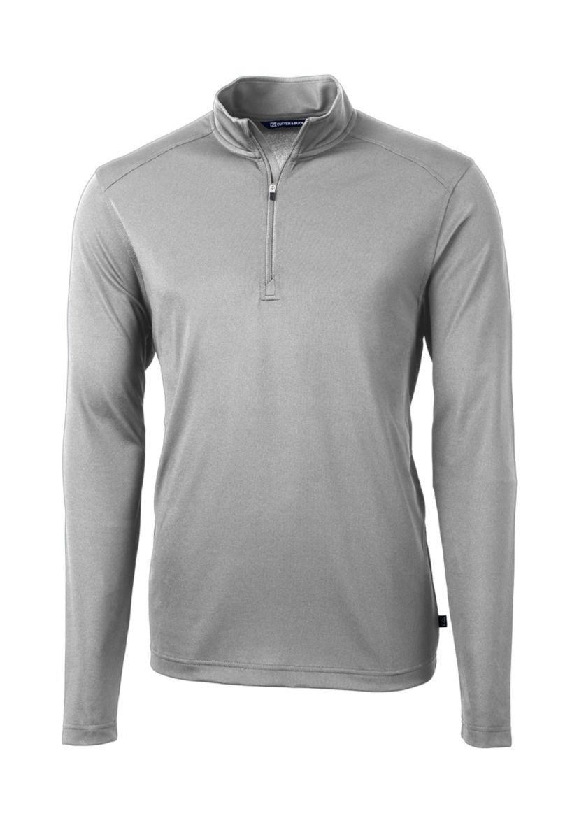 Virtue Eco Pique Recycled Quarter Zip Big & Tall Pullover