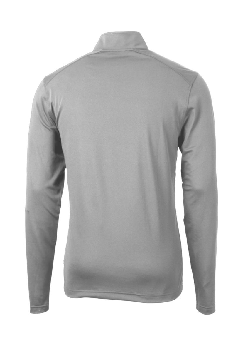 Virtue Eco Pique Recycled Quarter Zip Big & Tall Pullover