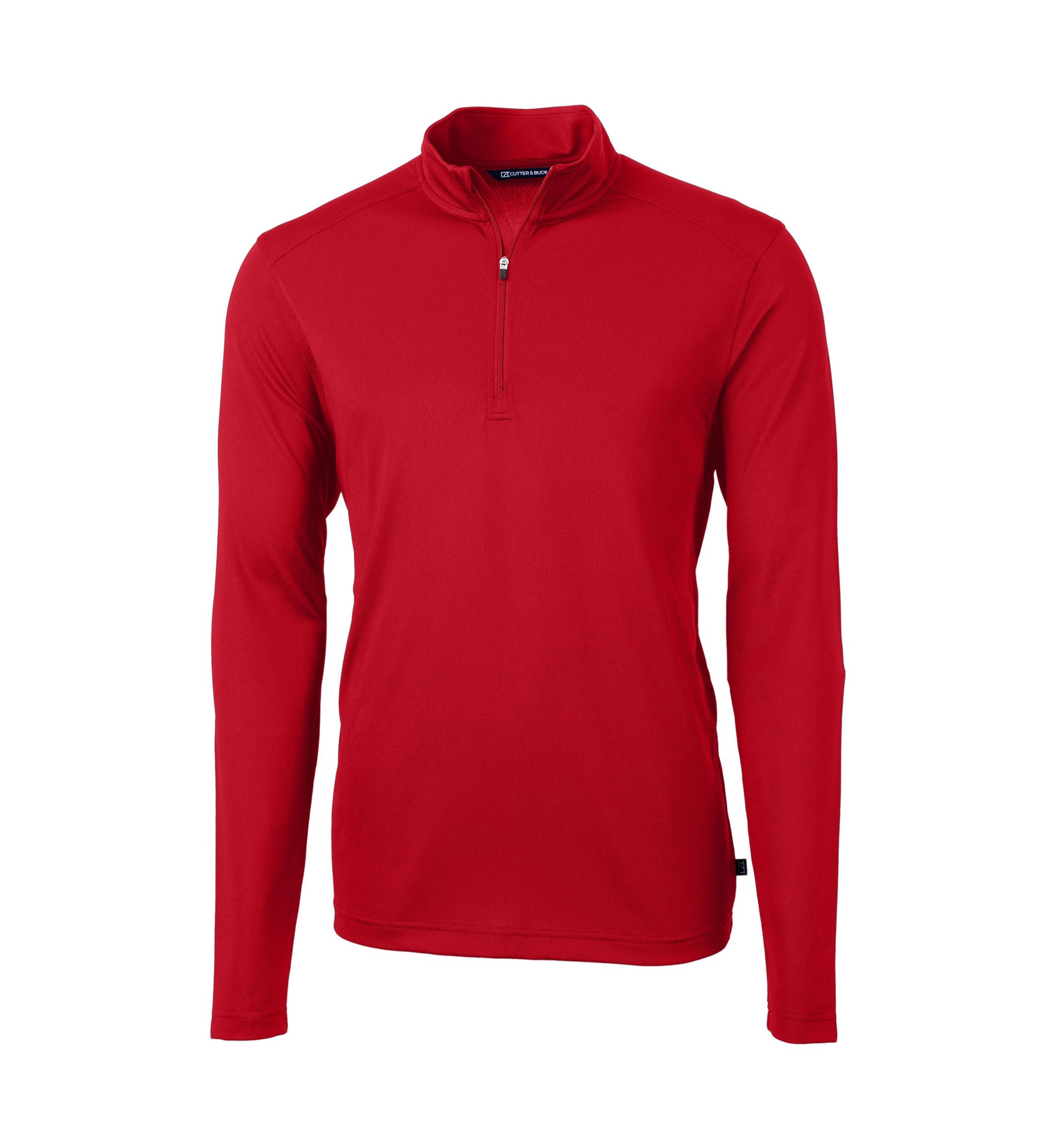 Virtue Eco Pique Recycled Quarter Zip Big & Tall Pullover