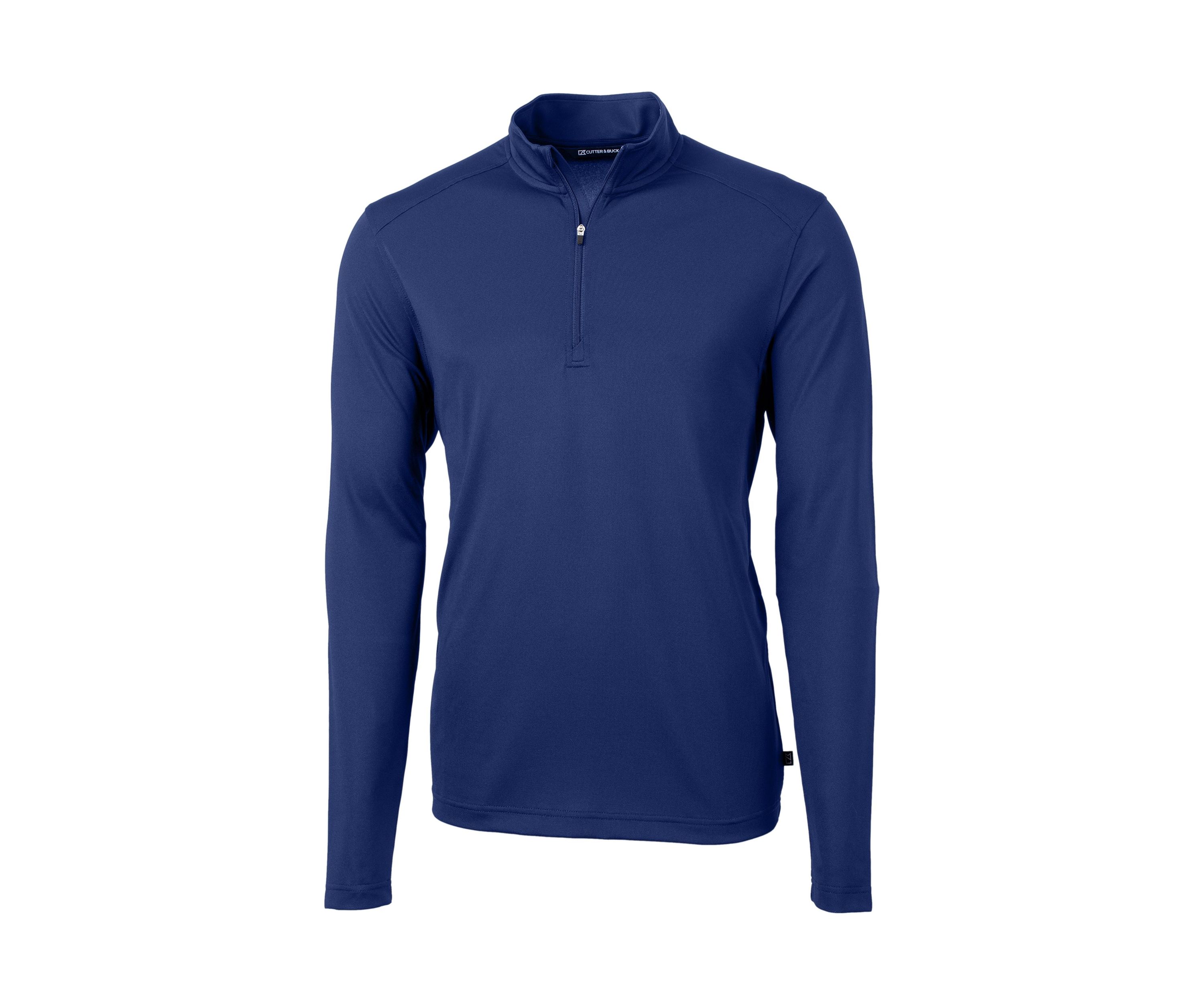 Virtue Eco Pique Recycled Quarter Zip Big & Tall Pullover
