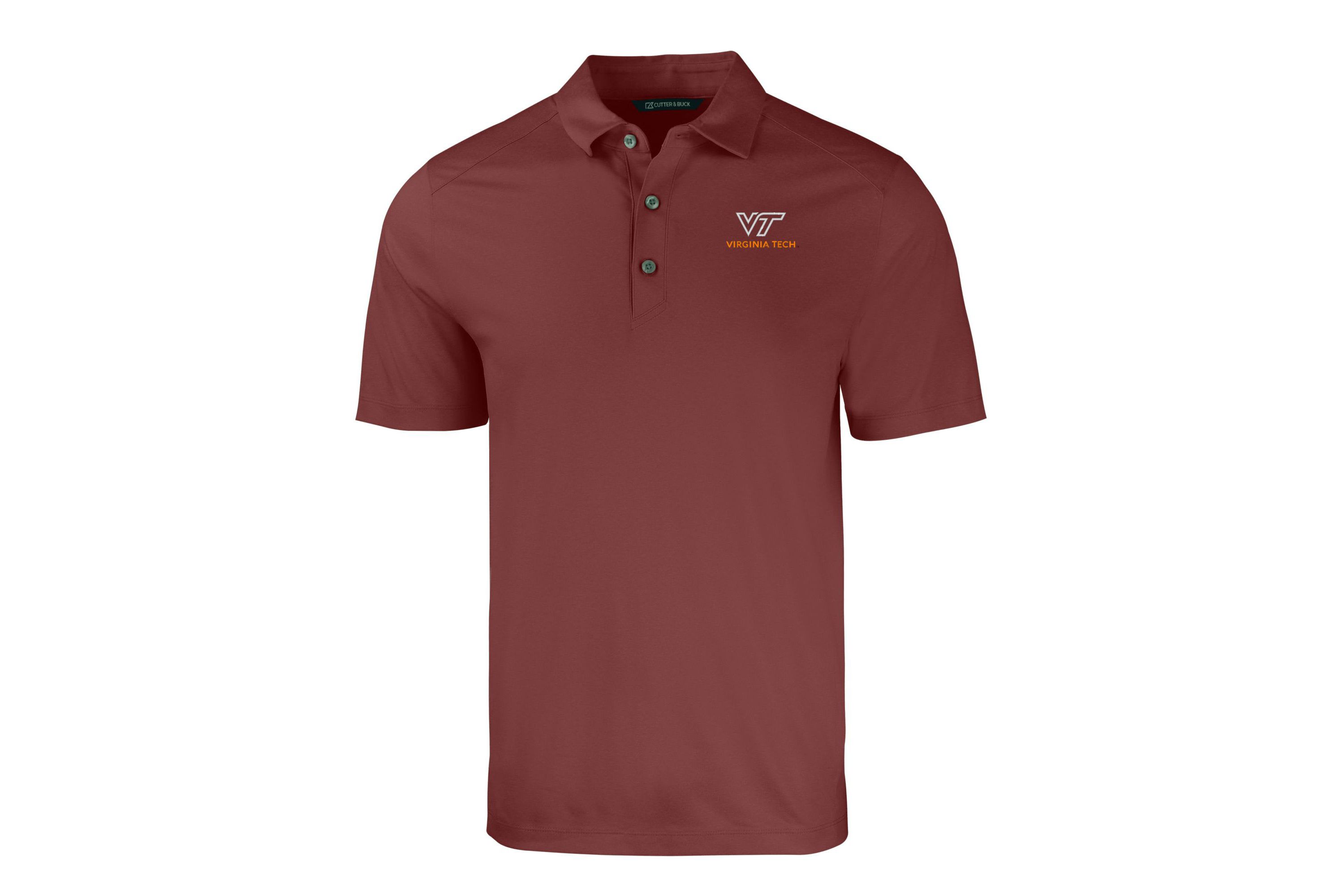 Big & Tall NCAA Virginia Tech Hokies Forge Eco Stretch Recycled Polo