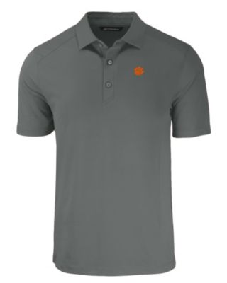 Cutter & Buck Men's Big & Tall NCAA Clemson Tigers Forge Eco Stretch Recycled Polo, Grey, 4XLT -  0197947191691