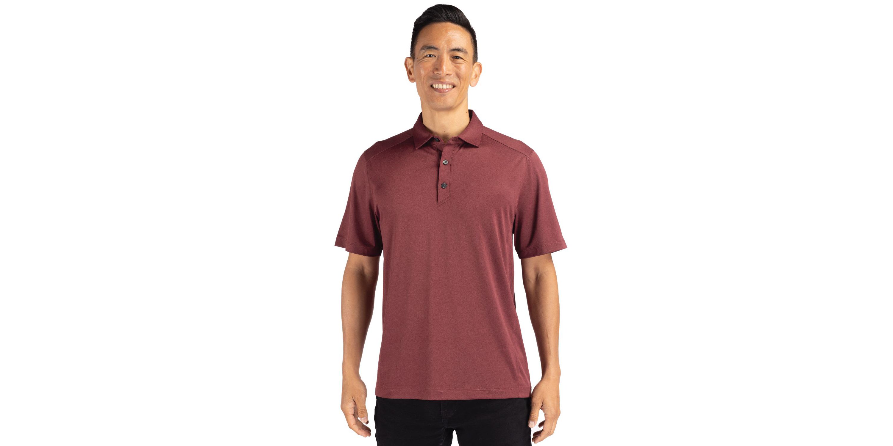Cutter & Buck Forge Eco Stretch Recycled Mens Big & Tall Polo