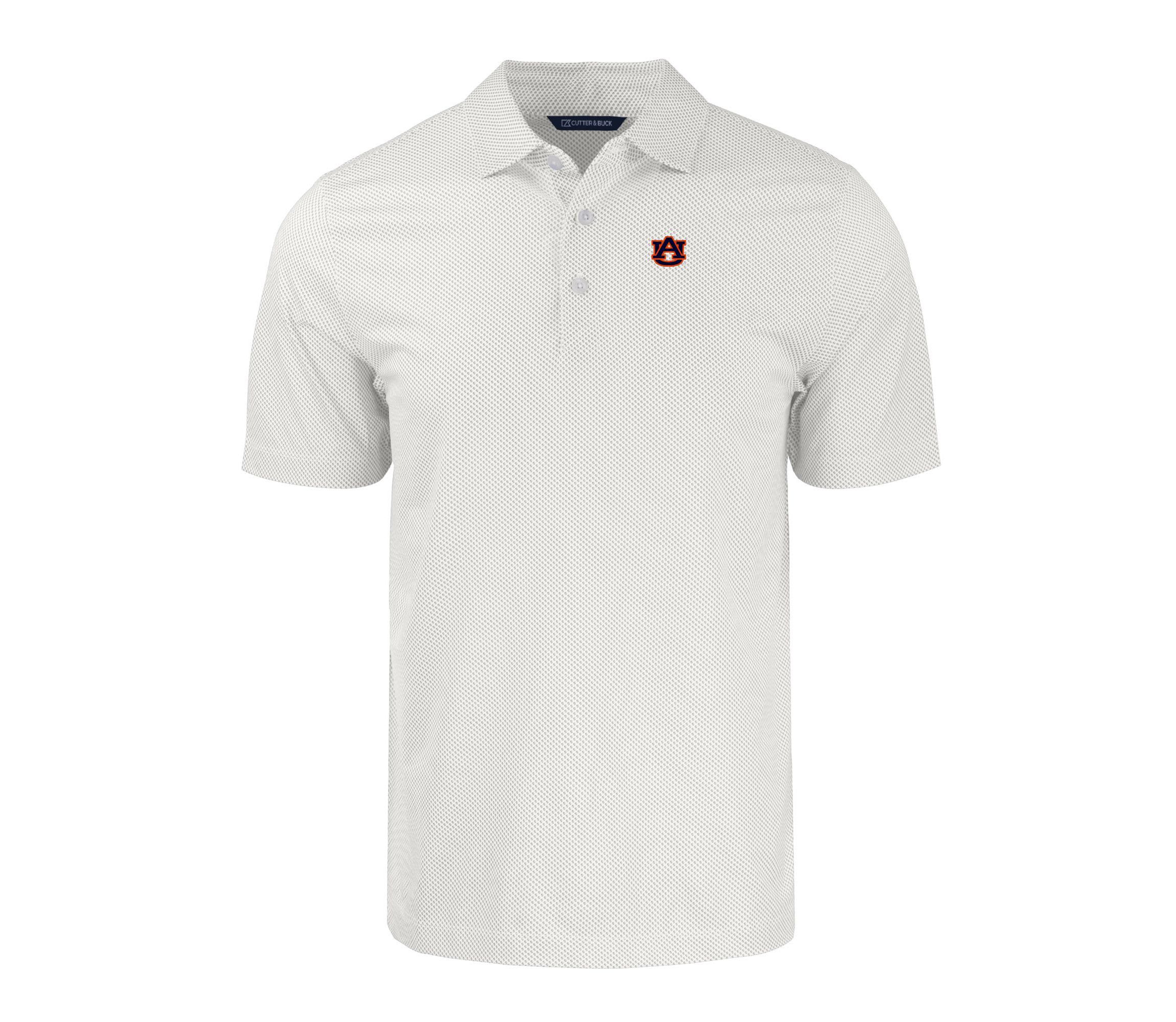 Big & Tall NCAA Auburn Tigers Pike Eco Symmetry Print Stretch Recycled Polo