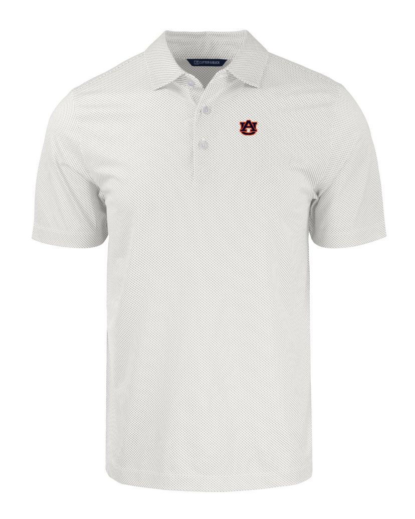 Big & Tall NCAA Auburn Tigers Pike Eco Symmetry Print Stretch Recycled Polo