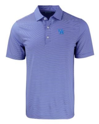 Cutter & Buck Men's Big & Tall NCAA Kentucky Wildcats Forge Eco Double Stripe Stretch Recycled Polo, 2XL Big -  0197947208900