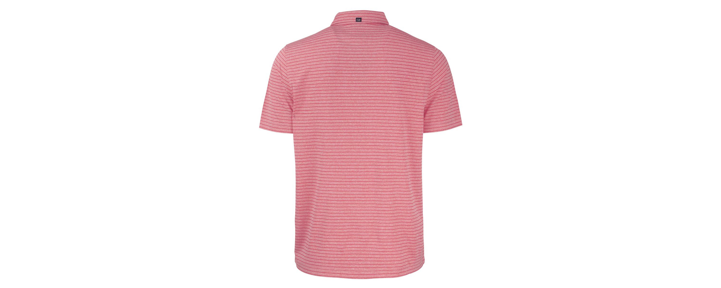 Big & Tall NCAA Arkansas Razorbacks Forge Eco Heather Stripe Stretch Recycled Polo
