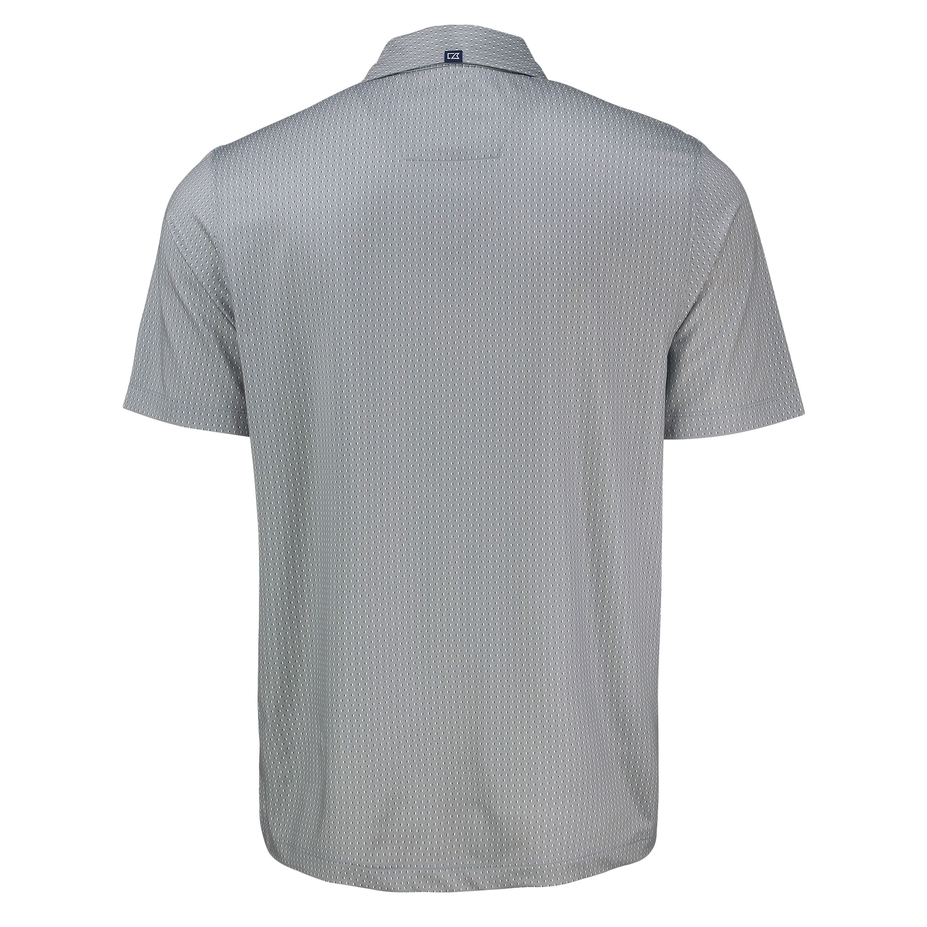 Cutter & Buck Pike Eco Shadow Check Print Recycled Mens Big & Tall Polo