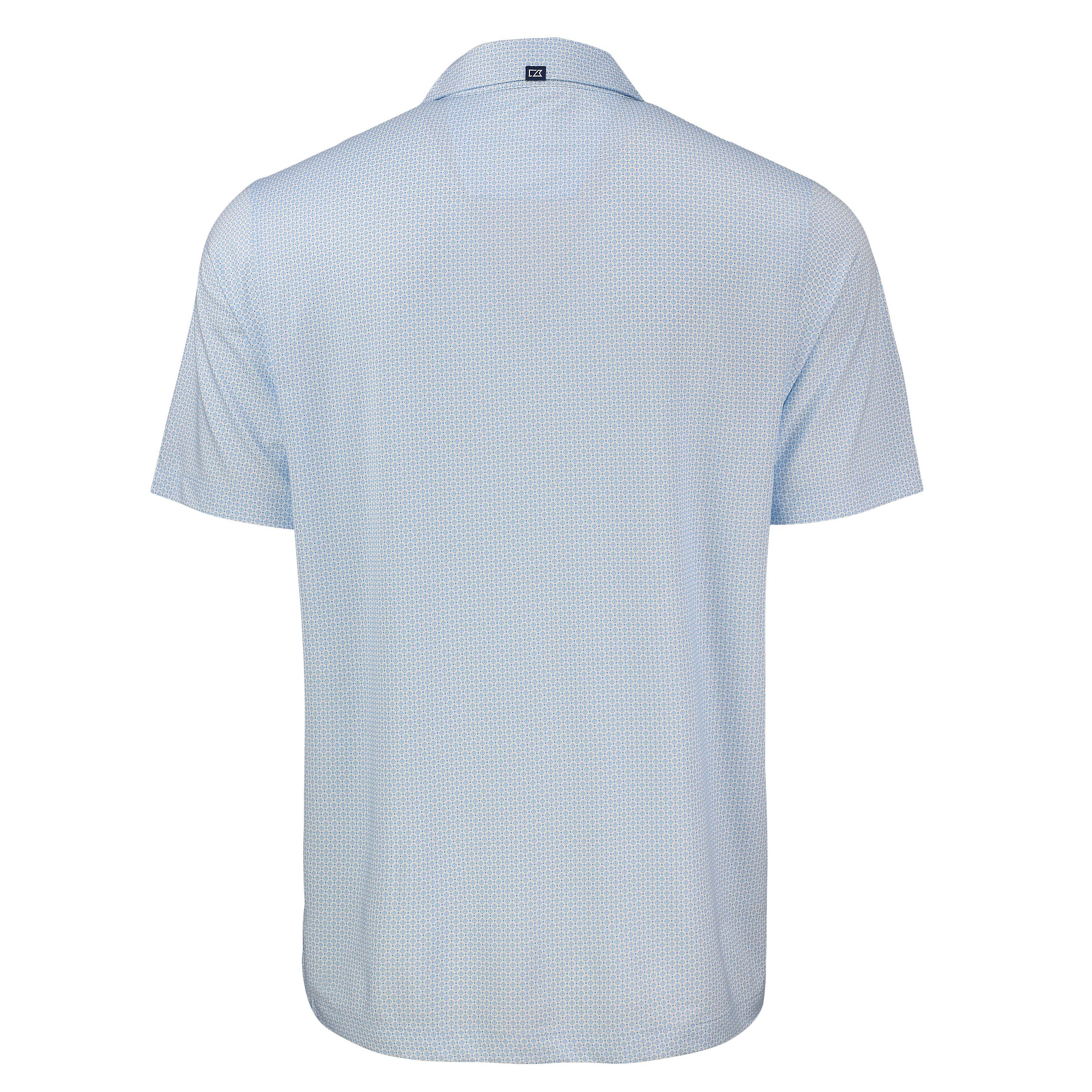 Cutter & Buck Pike Eco Diamond Dot Print Recycled Mens Big & Tall Polo