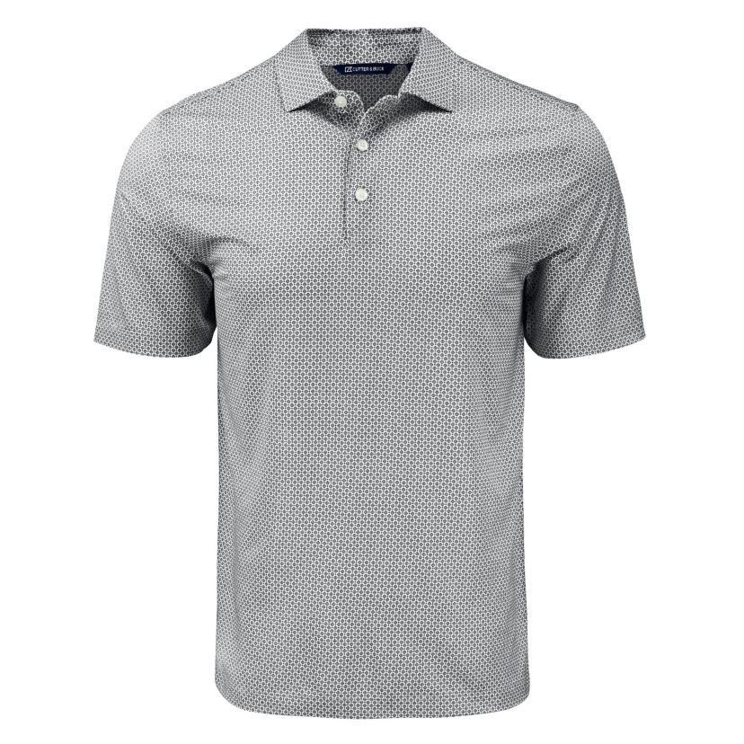 Cutter & Buck Pike Eco Diamond Dot Print Recycled Mens Big & Tall Polo