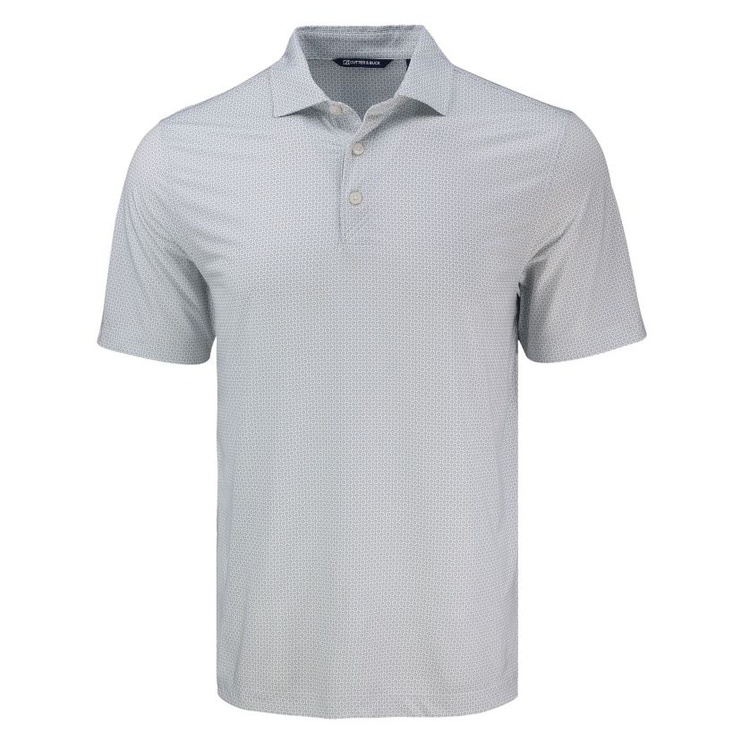 Cutter & Buck Pike Eco Diamond Dot Print Recycled Mens Big & Tall Polo