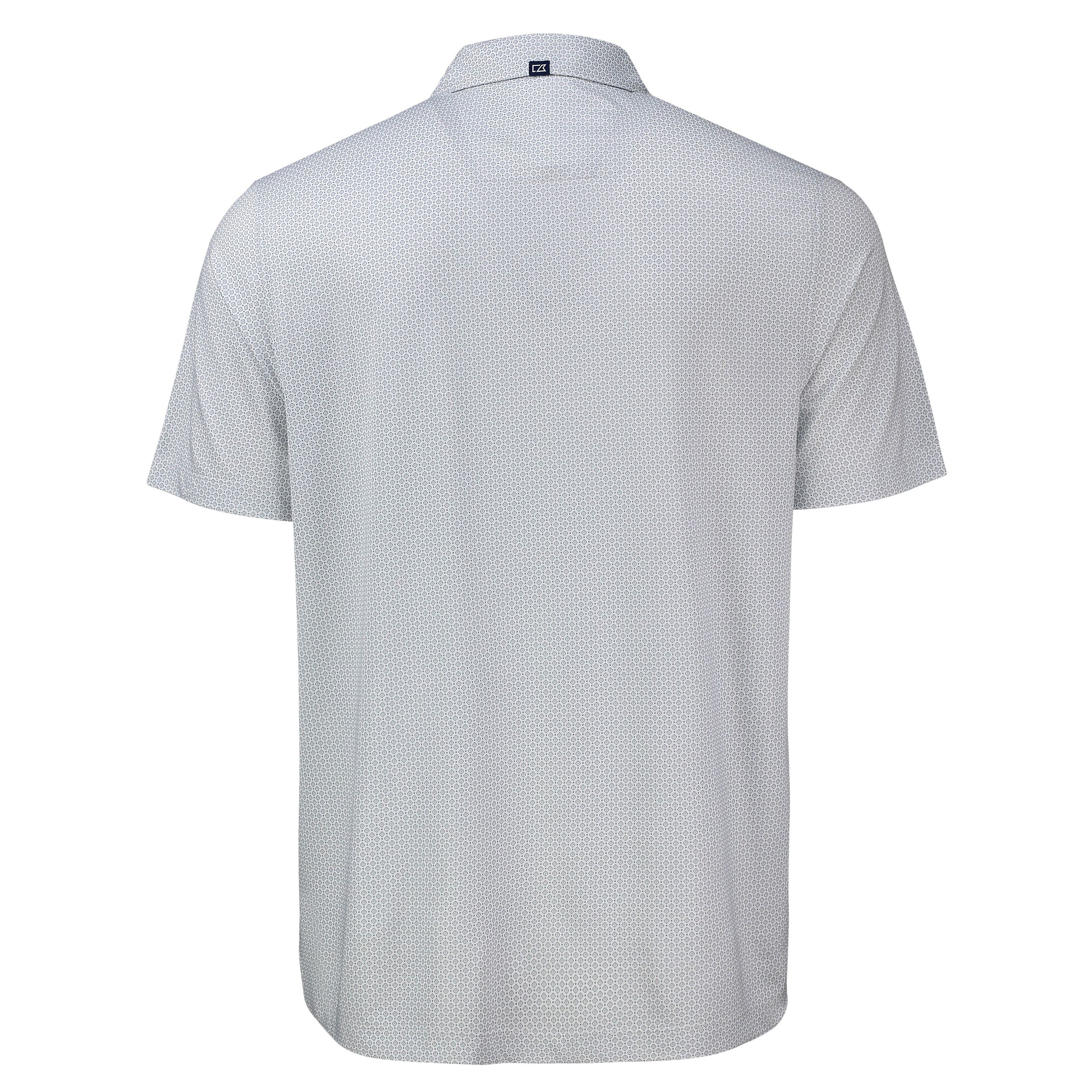 Cutter & Buck Pike Eco Diamond Dot Print Recycled Mens Big & Tall Polo
