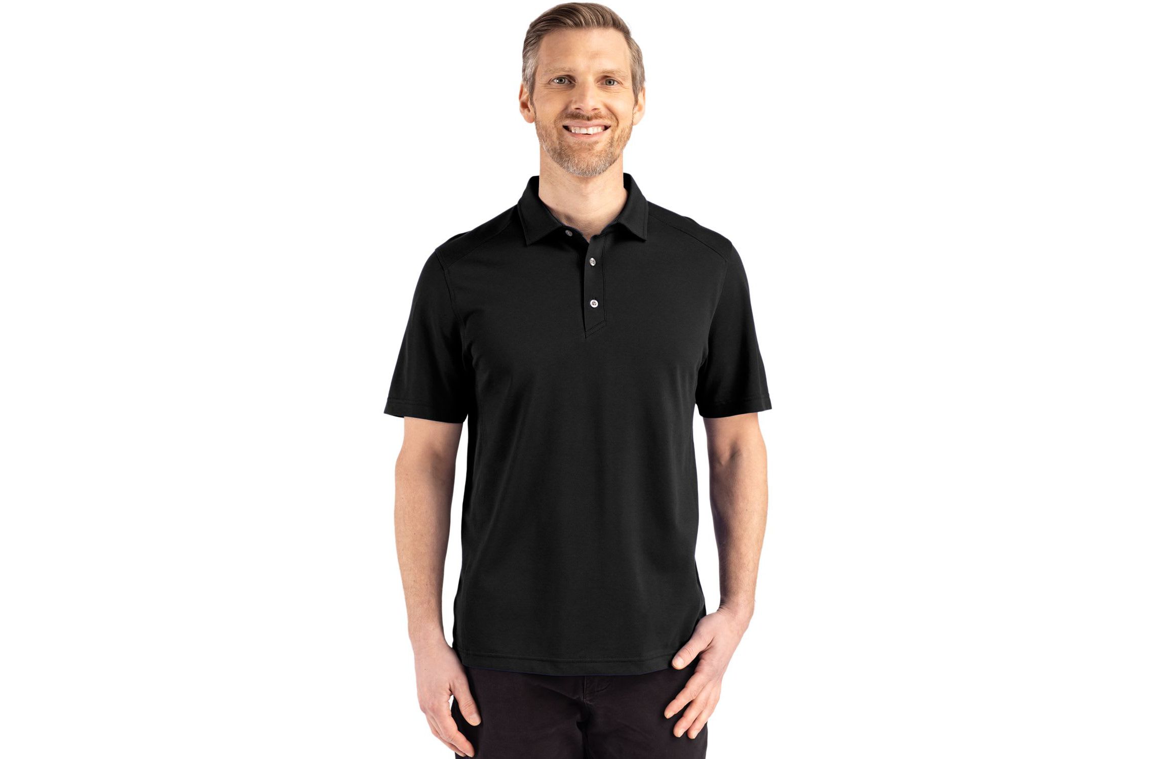 Cutter & Buck Advantage Refresh Epic Confidence Recycled Mens Big & Tall Tri-Blend Pique Polo