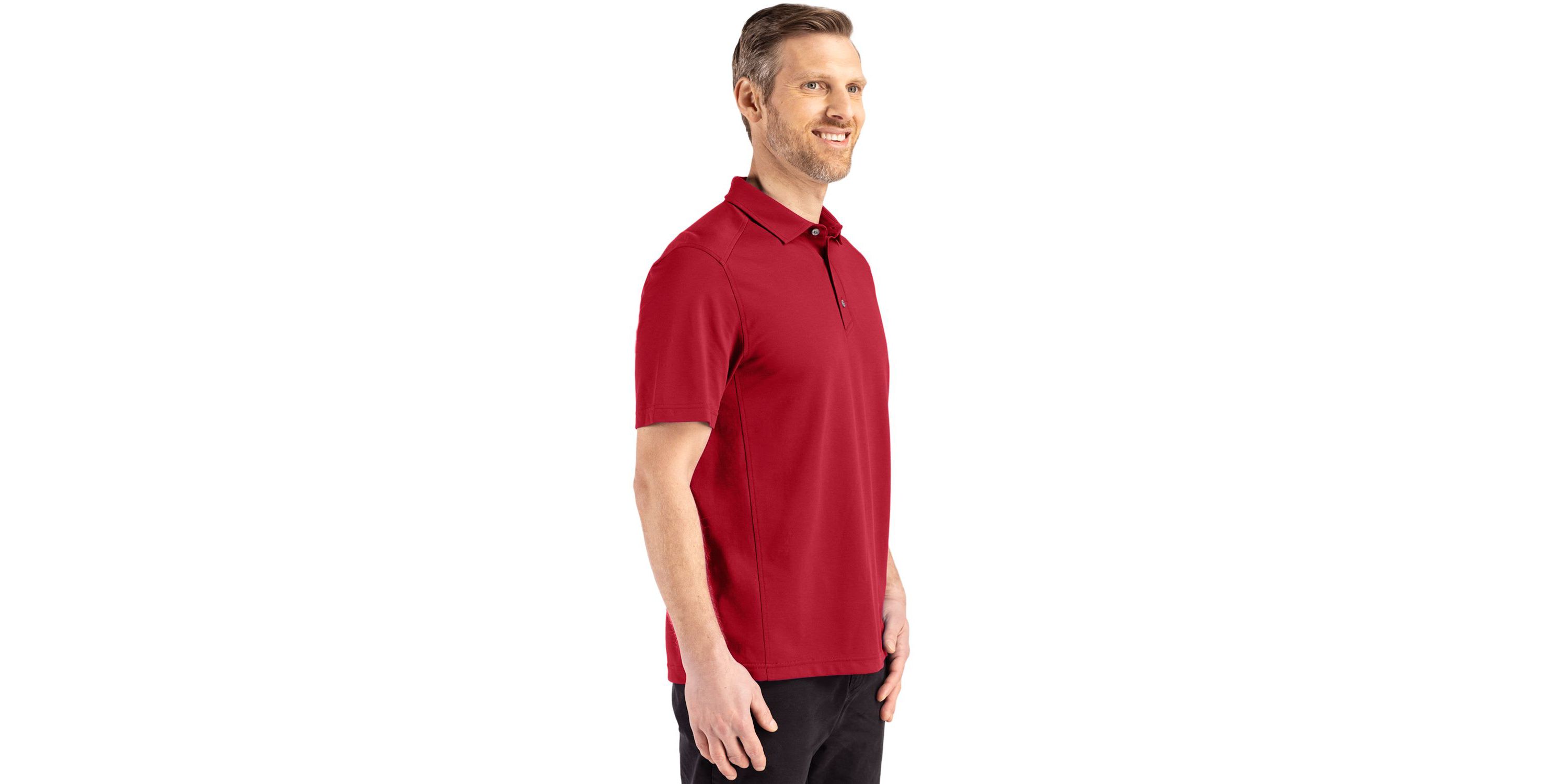 Cutter & Buck Advantage Refresh Epic Confidence Recycled Mens Big & Tall Tri-Blend Pique Polo