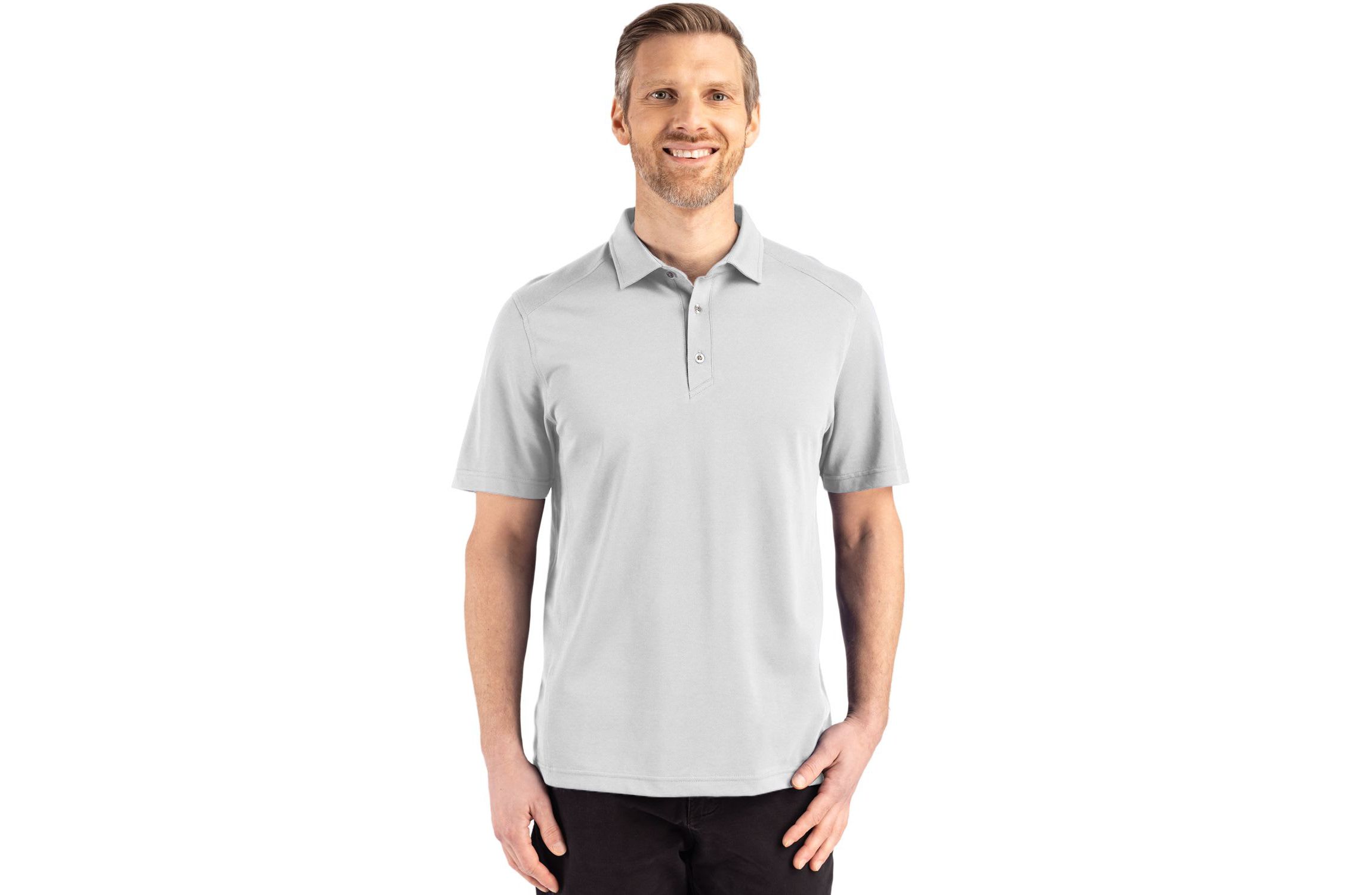 Cutter & Buck Advantage Refresh Epic Confidence Recycled Mens Big & Tall Tri-Blend Pique Polo