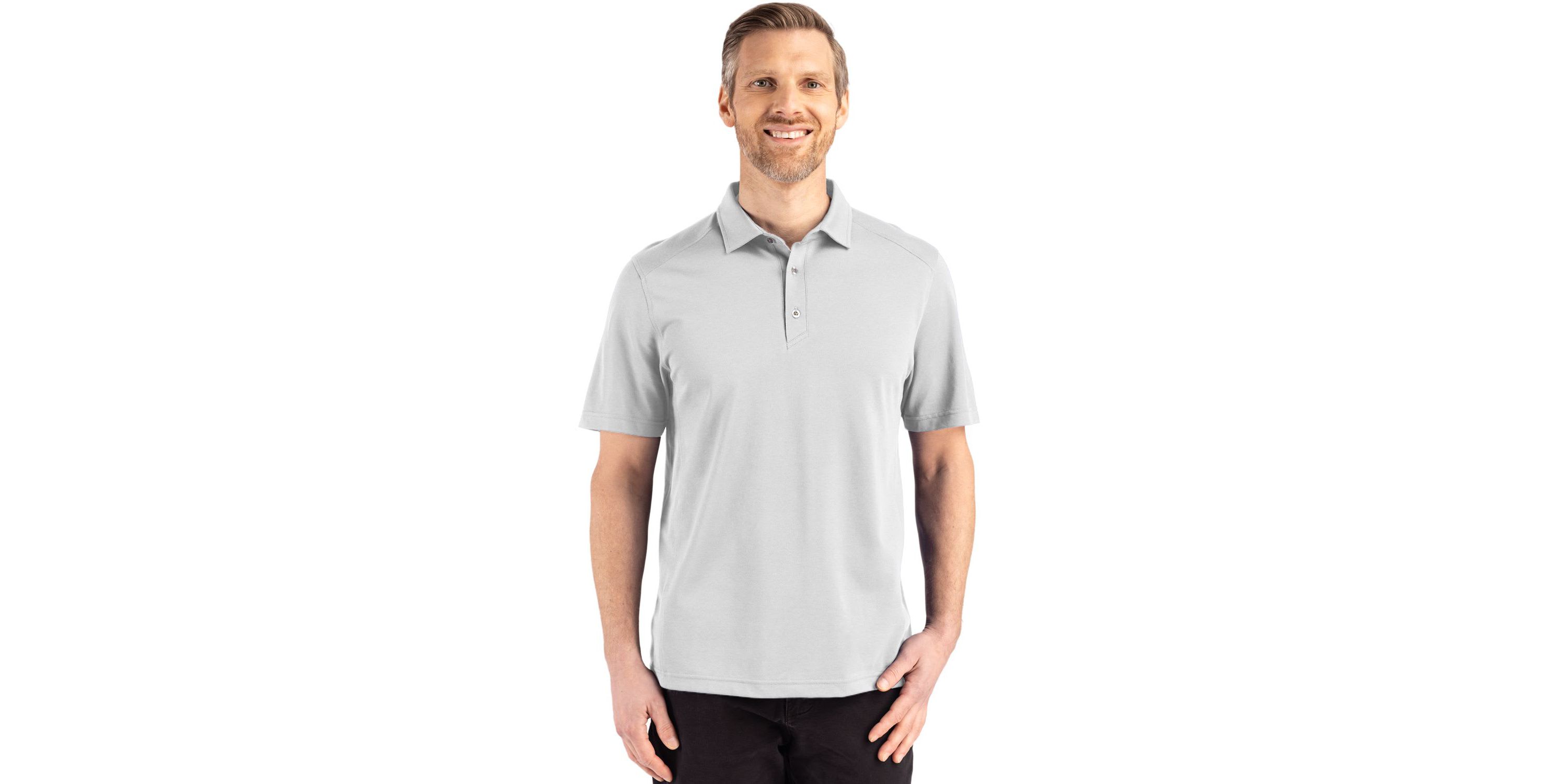 Cutter & Buck Advantage Refresh Epic Confidence Recycled Mens Big & Tall Tri-Blend Pique Polo