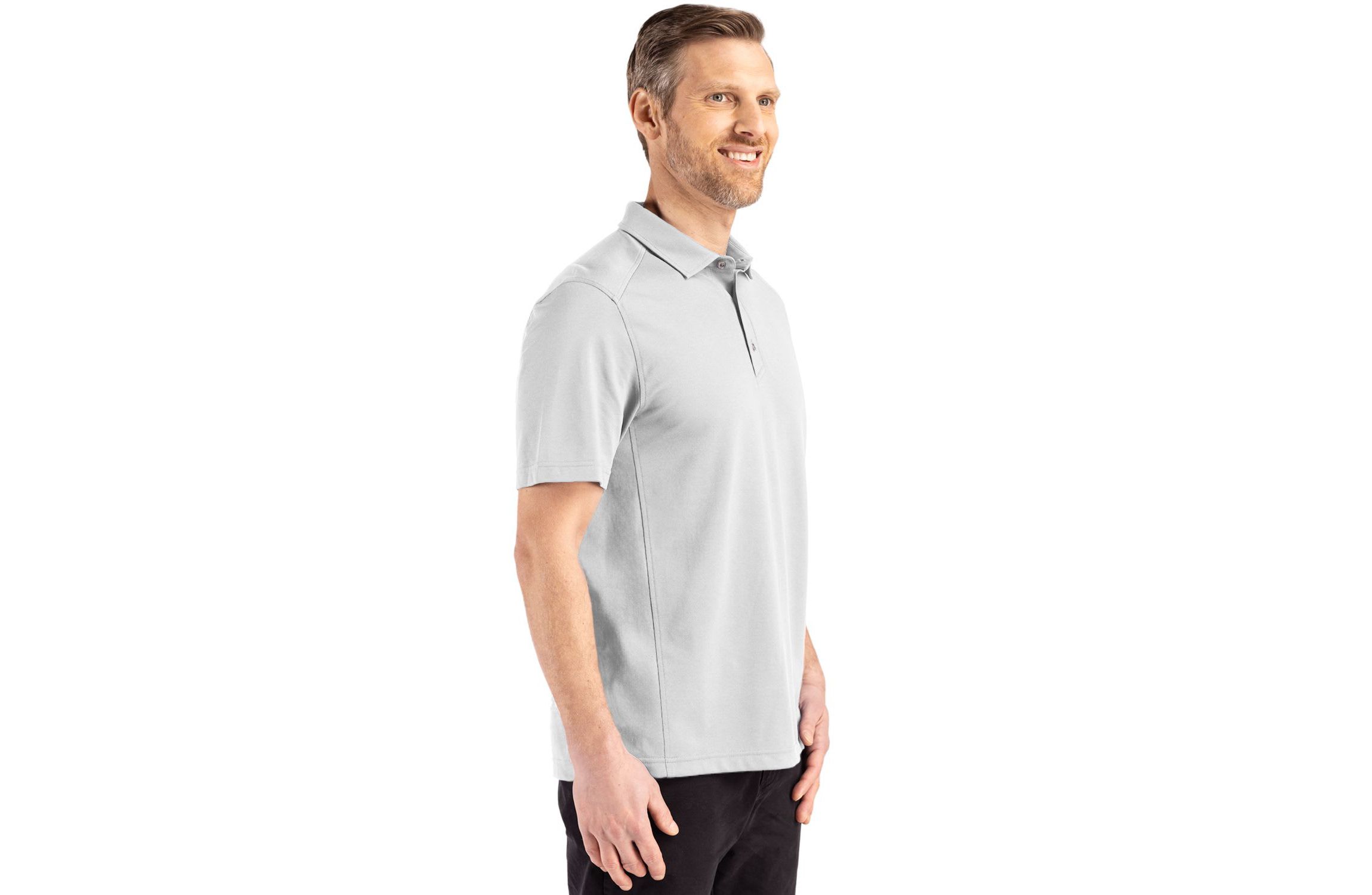 Cutter & Buck Advantage Refresh Epic Confidence Recycled Mens Big & Tall Tri-Blend Pique Polo