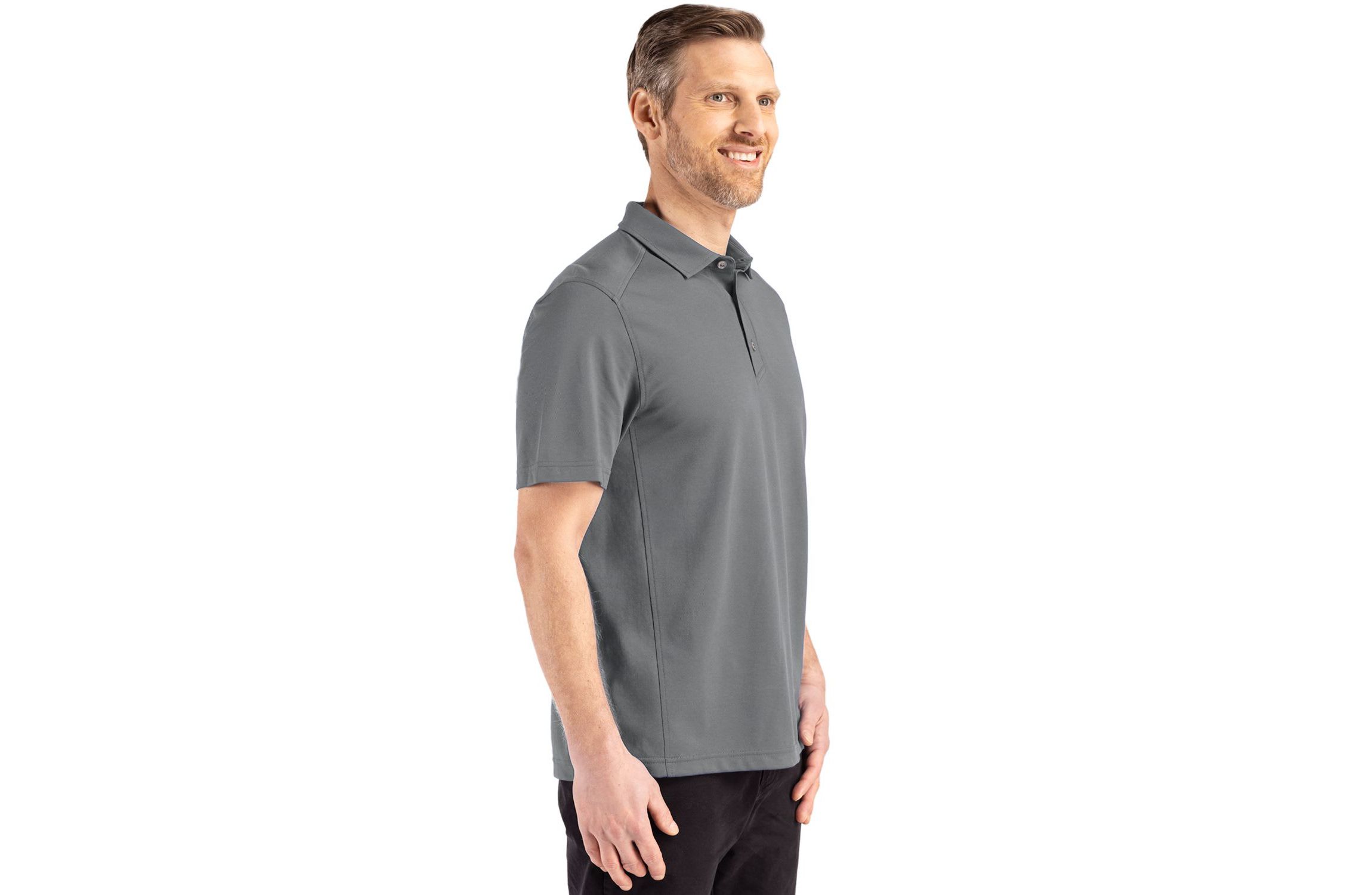 Cutter & Buck Advantage Refresh Epic Confidence Recycled Mens Big & Tall Tri-Blend Pique Polo