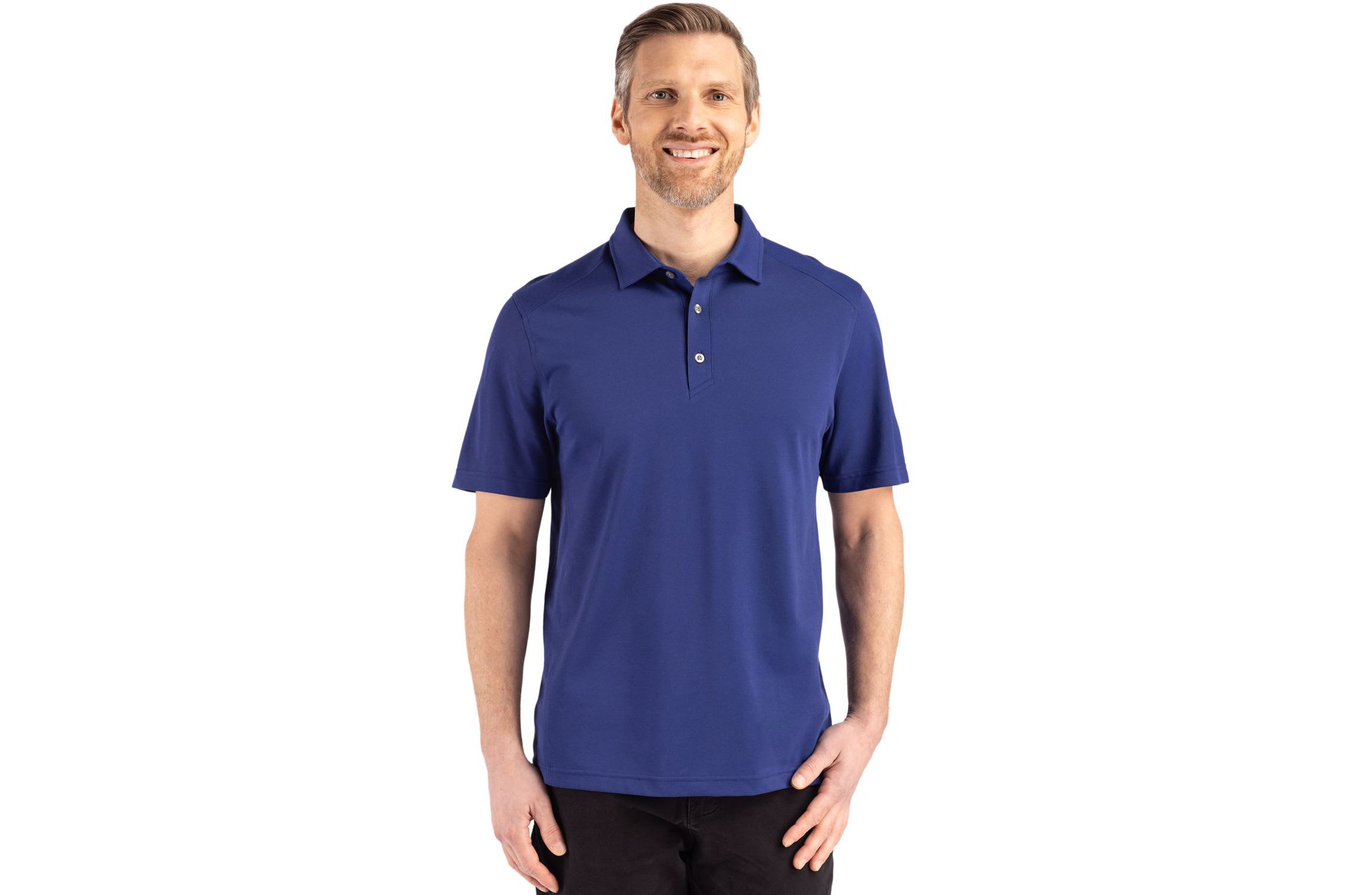 Cutter & Buck Advantage Refresh Epic Confidence Recycled Mens Big & Tall Tri-Blend Pique Polo