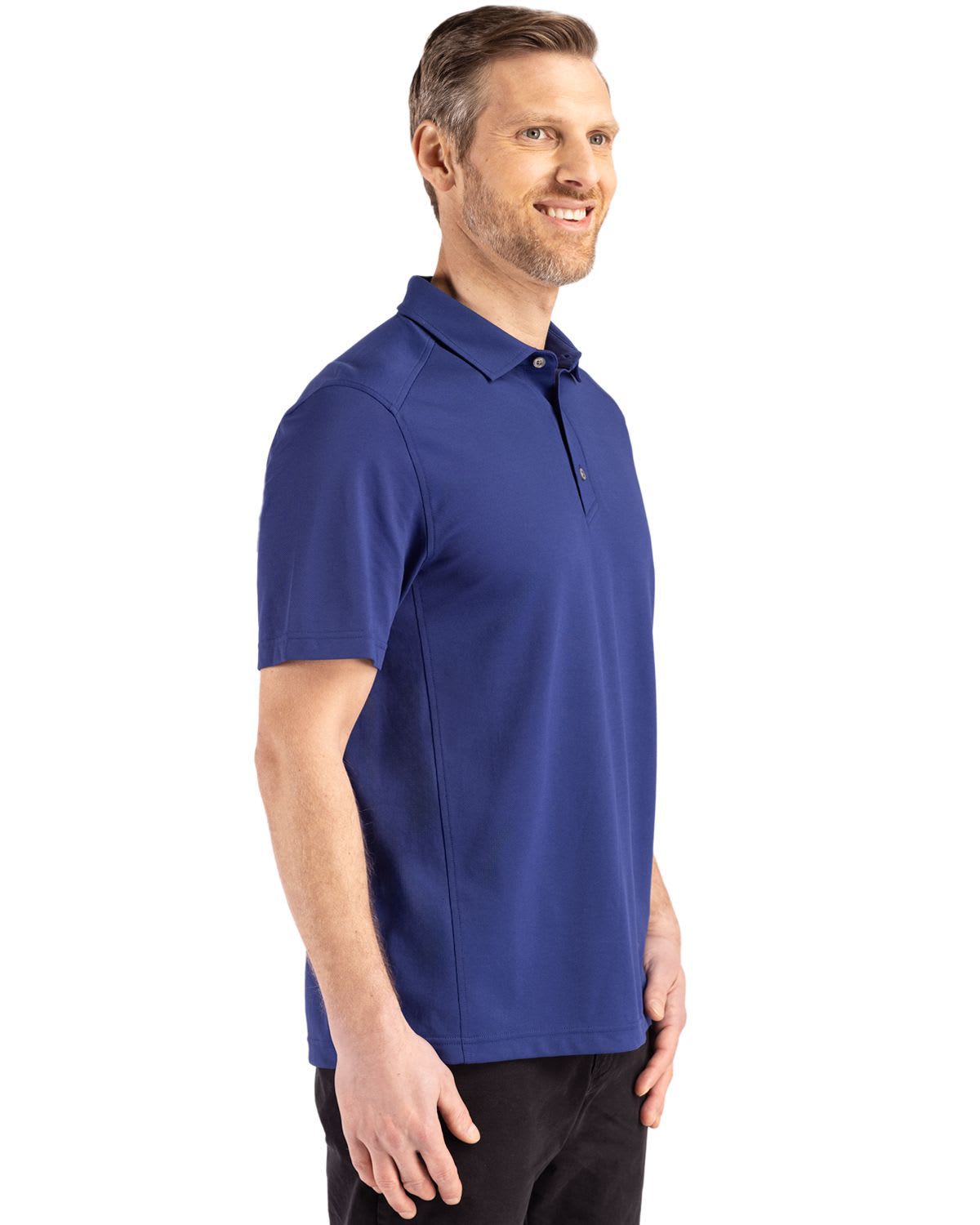 Cutter & Buck Advantage Refresh Epic Confidence Recycled Mens Big & Tall Tri-Blend Pique Polo