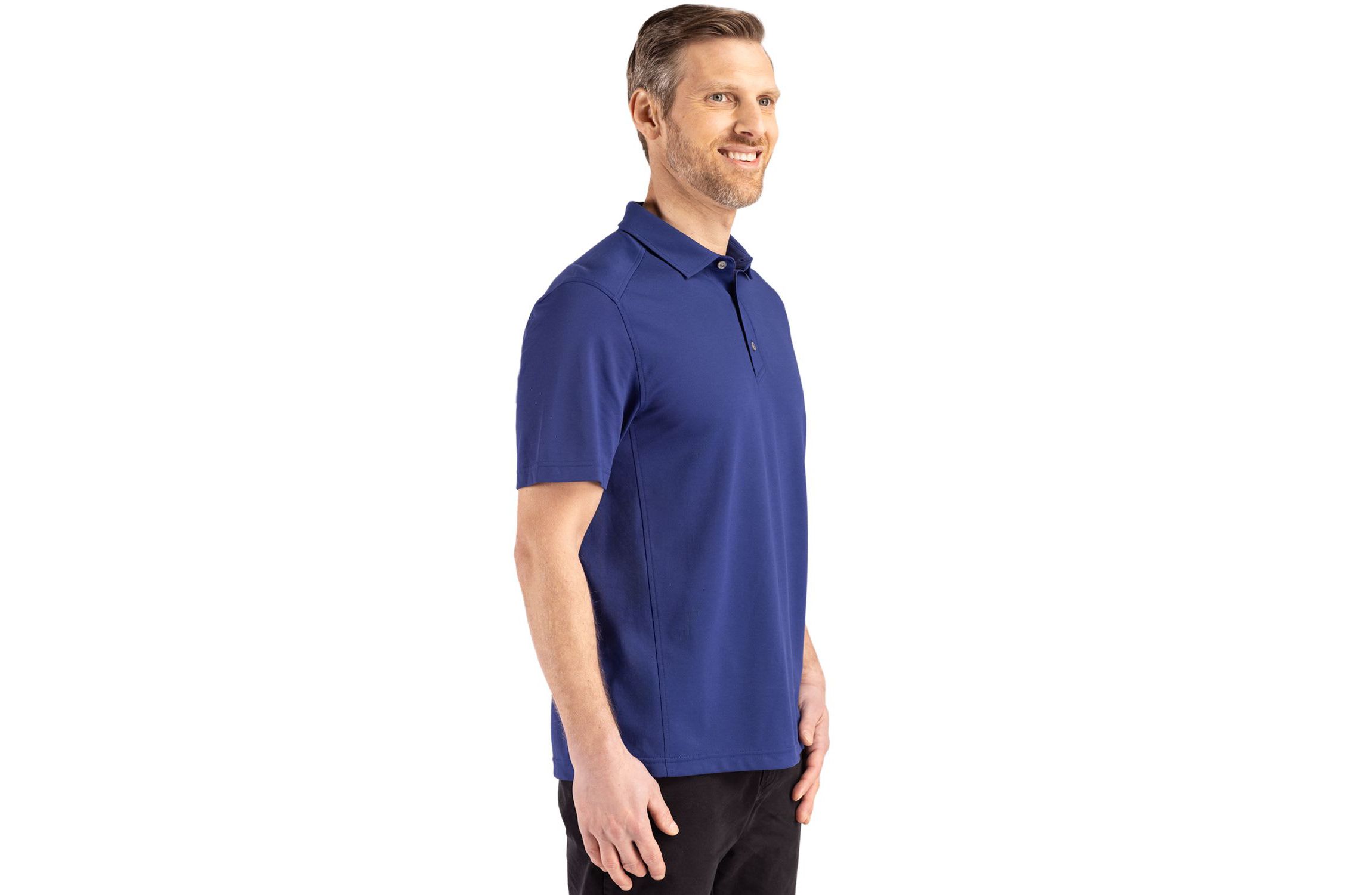 Cutter & Buck Advantage Refresh Epic Confidence Recycled Mens Big & Tall Tri-Blend Pique Polo