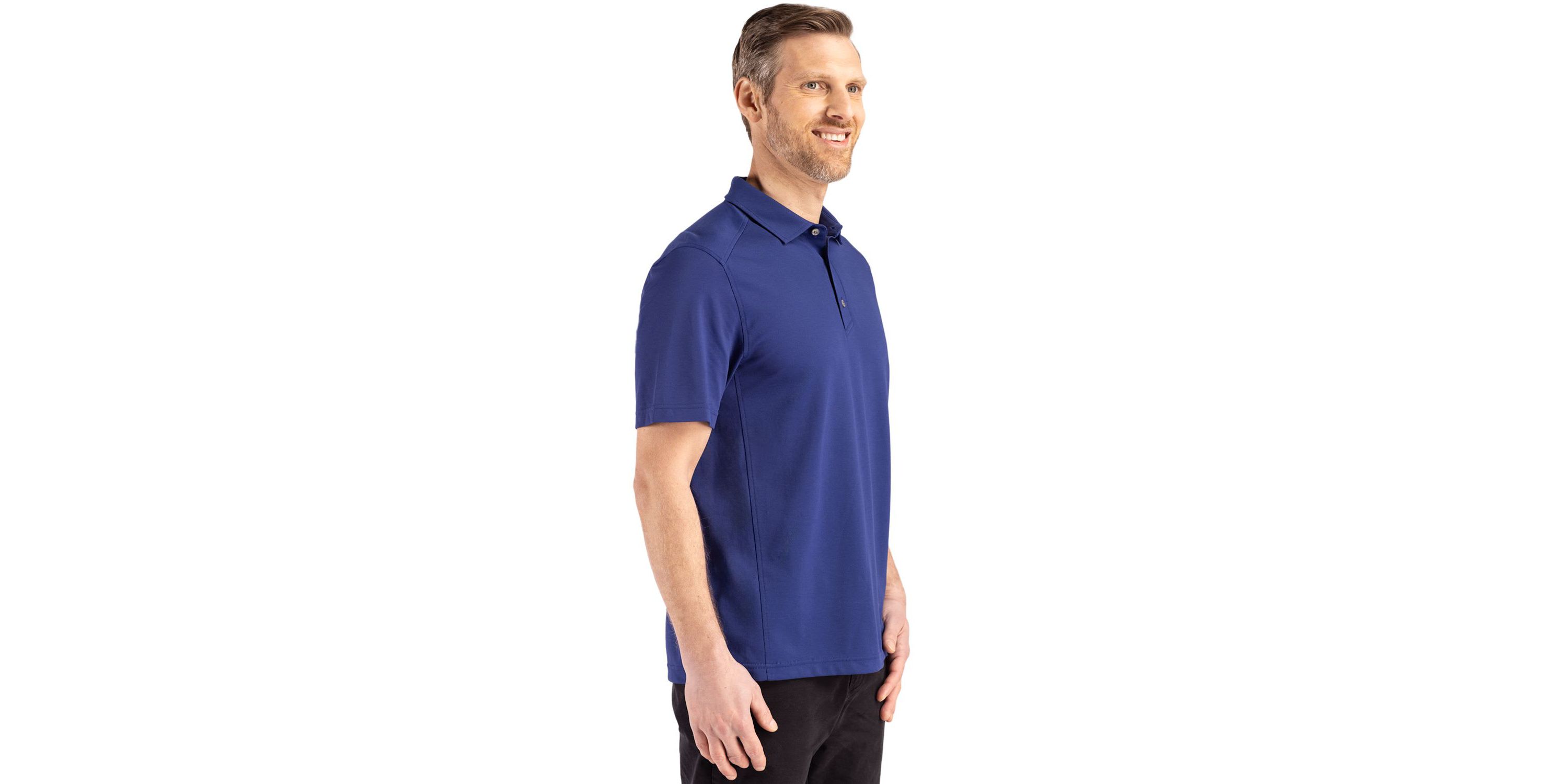 Cutter & Buck Advantage Refresh Epic Confidence Recycled Mens Big & Tall Tri-Blend Pique Polo