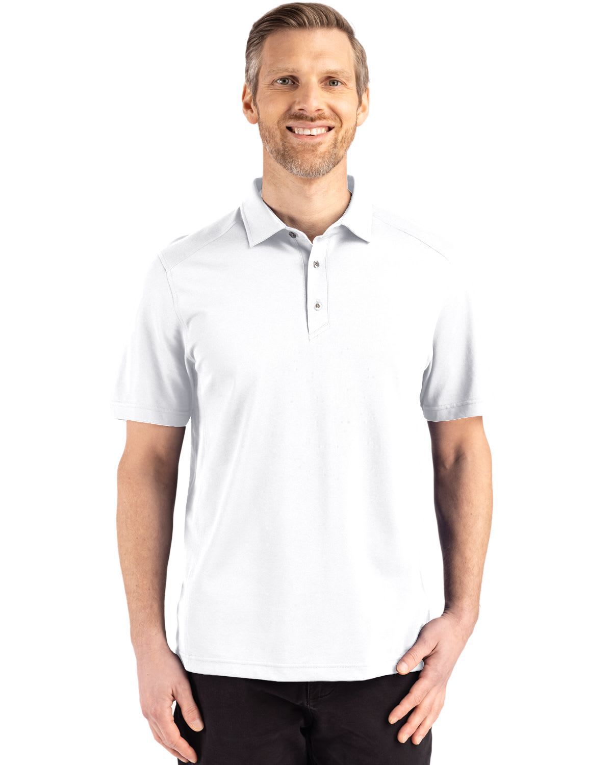 Cutter & Buck Advantage Refresh Epic Confidence Recycled Mens Big & Tall Tri-Blend Pique Polo