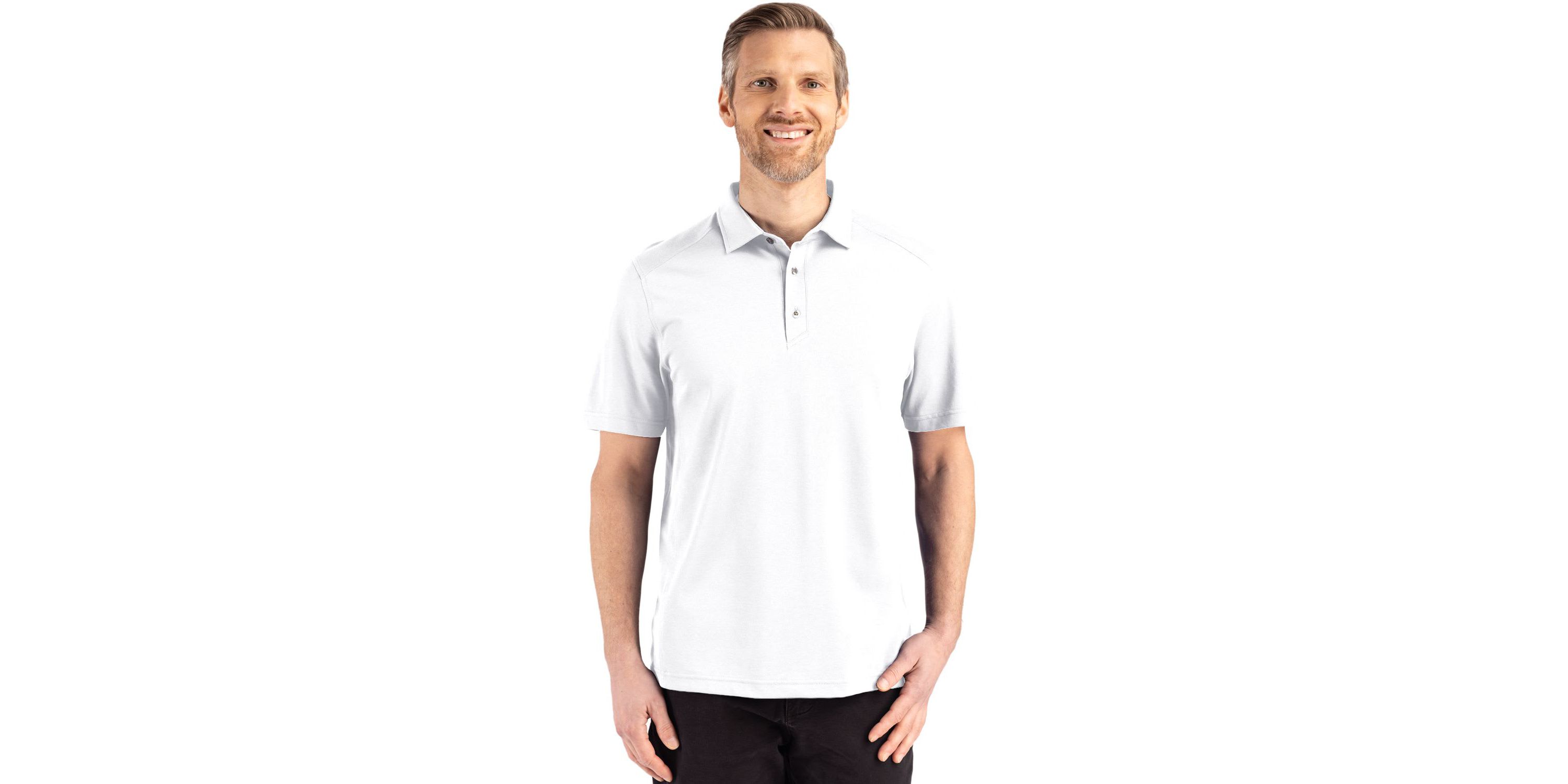 Cutter & Buck Advantage Refresh Epic Confidence Recycled Mens Big & Tall Tri-Blend Pique Polo