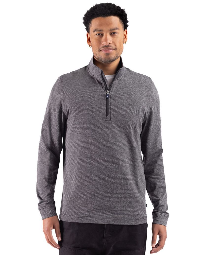 Cutter & Buck Cutter & Buck Adapt Recycled Soft Knit Stripe Mens