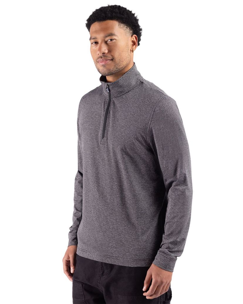 Cutter & Buck Cutter & Buck Adapt Recycled Soft Knit Stripe Mens