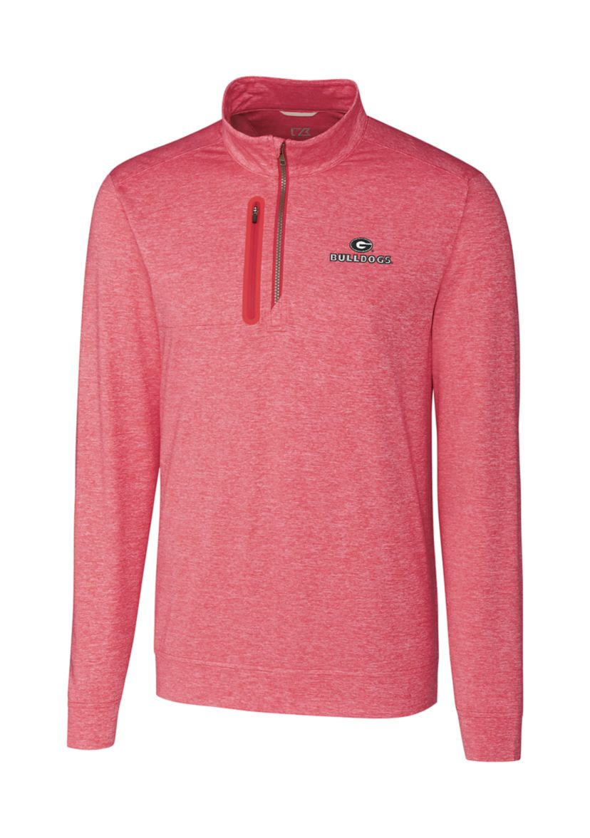 Big & Tall NCAA Georgia Bulldogs Stealth Half Zip Pullover