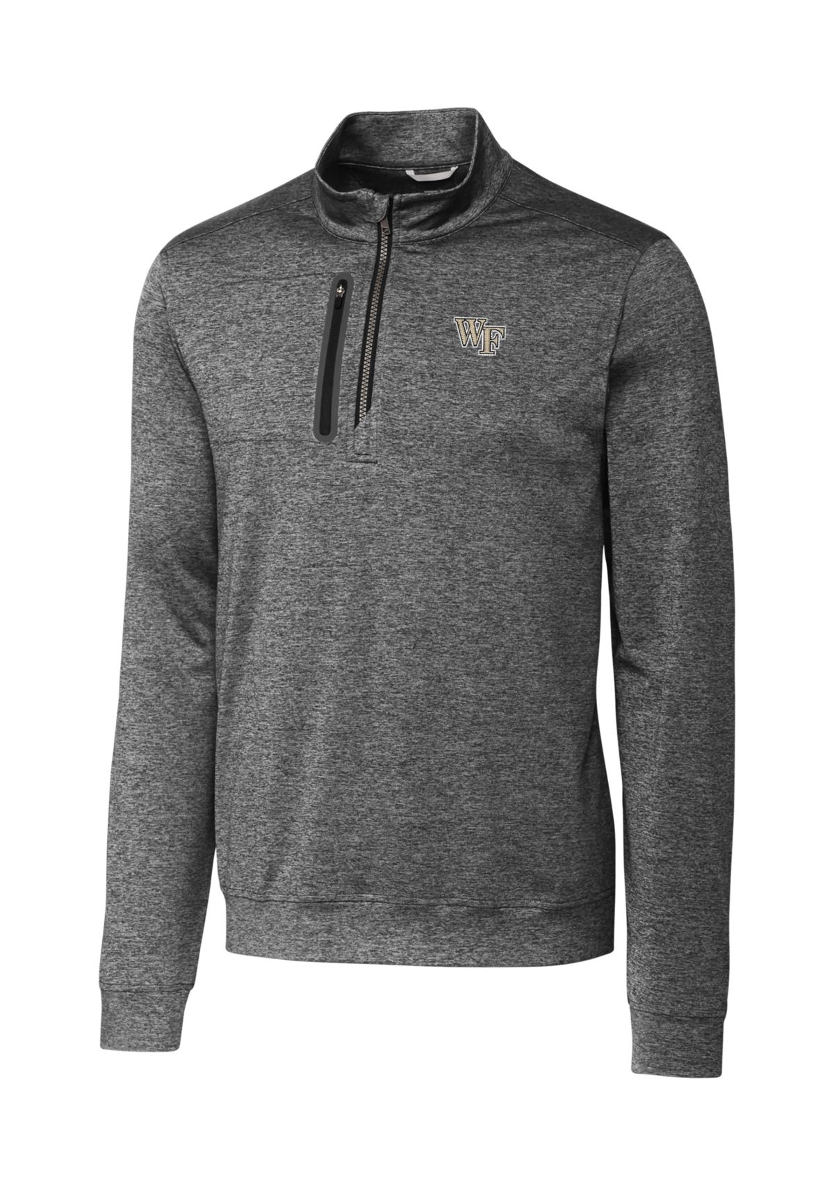 Big & Tall NCAA Wake Forest Demon Deacons Stealth Half Zip