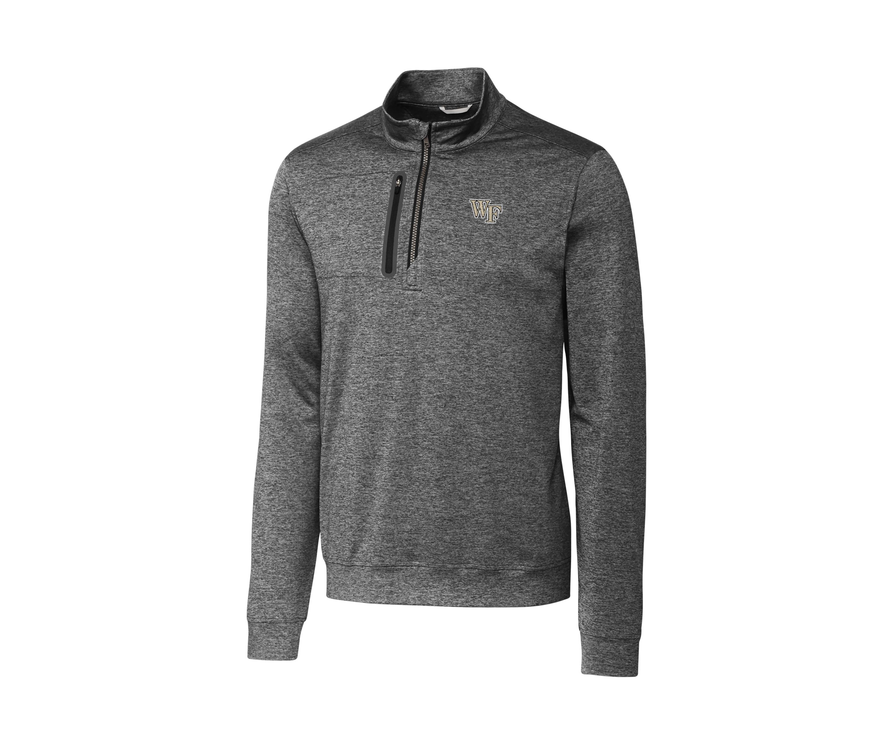 Big & Tall NCAA Wake Forest Demon Deacons Stealth Half Zip