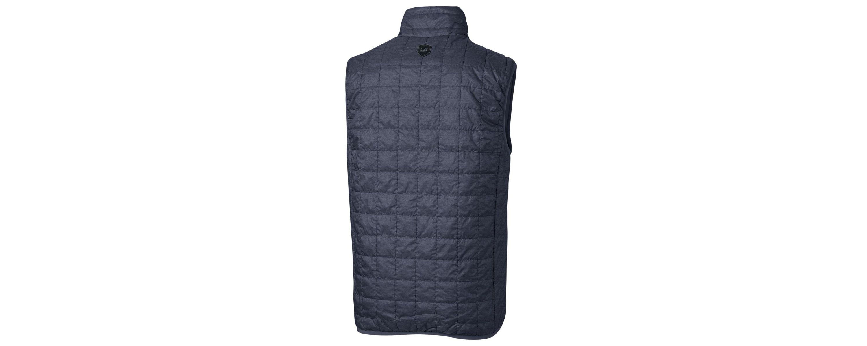 NCAA Heathered North Carolina Tar Heels Big & Tall Rainier PrimaLoft Eco Full-Zip Puffer Vest