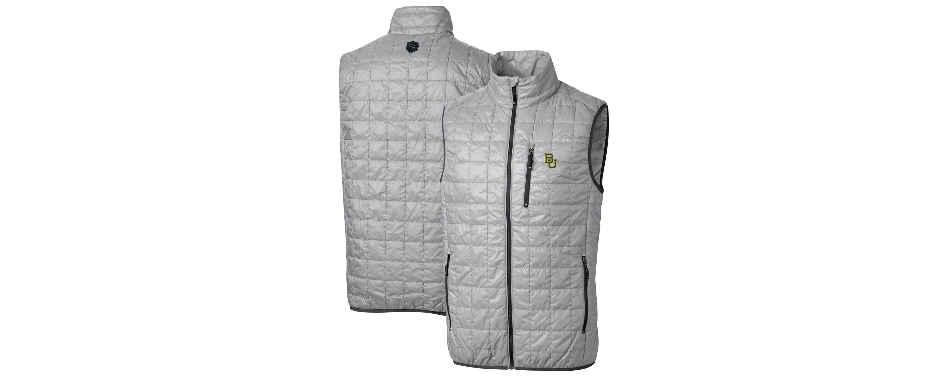 NCAA Baylor Bears Big & Tall Rainier PrimaLoft Eco Full-Zip Puffer Vest
