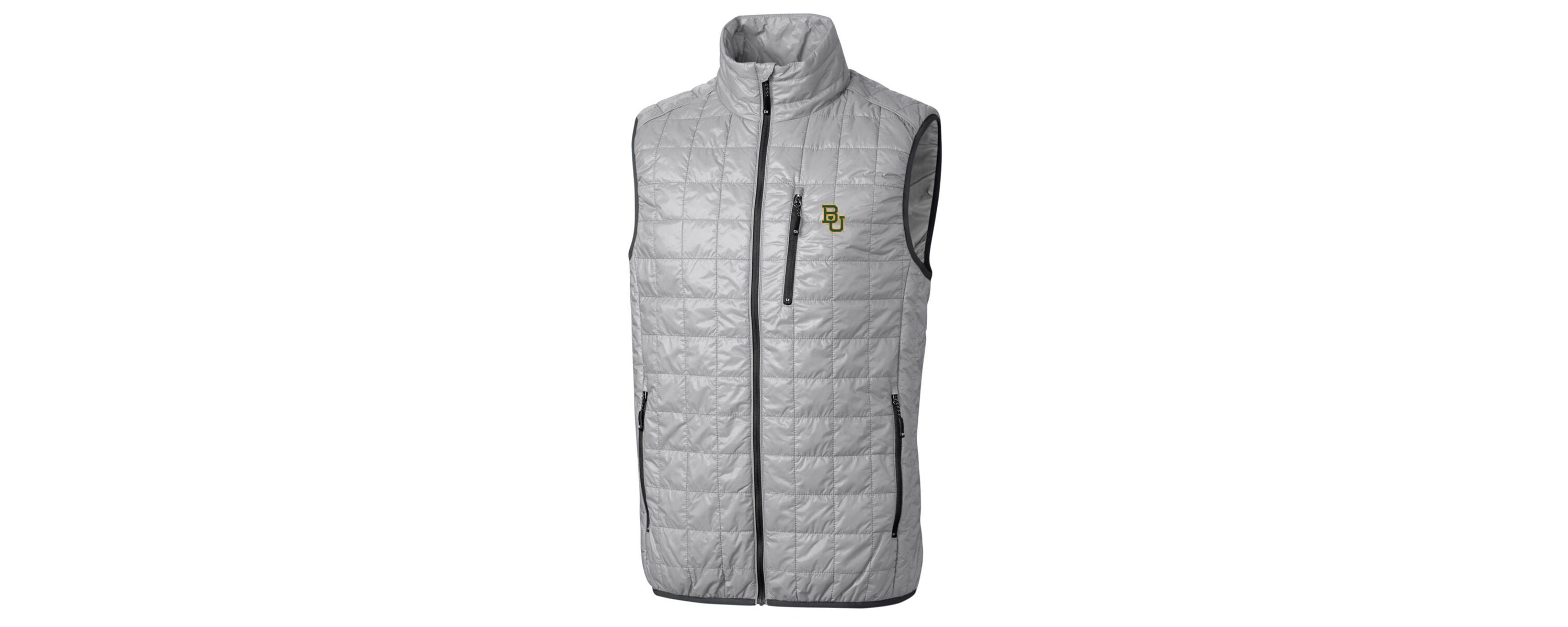 NCAA Baylor Bears Big & Tall Rainier PrimaLoft Eco Full-Zip Puffer Vest