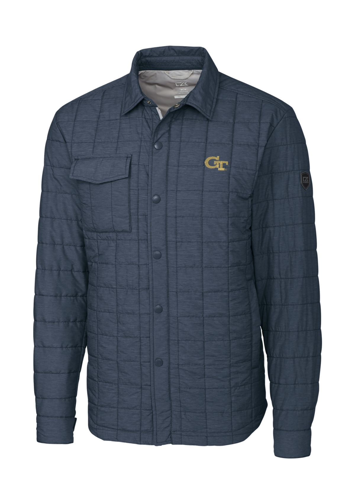 Big & Tall NCAA Georgia Tech Yellow Jackets Rainier Shirt Jacket